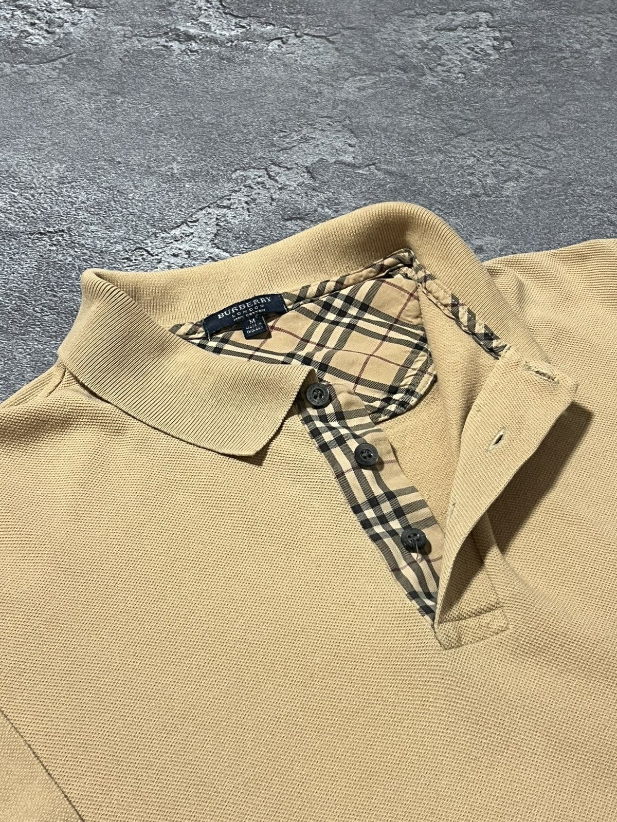 Burberry Vintage Burberry London Long Sleeve Polo Shirt Size US M / EU 48-50 / 2 - 3 Thumbnail
