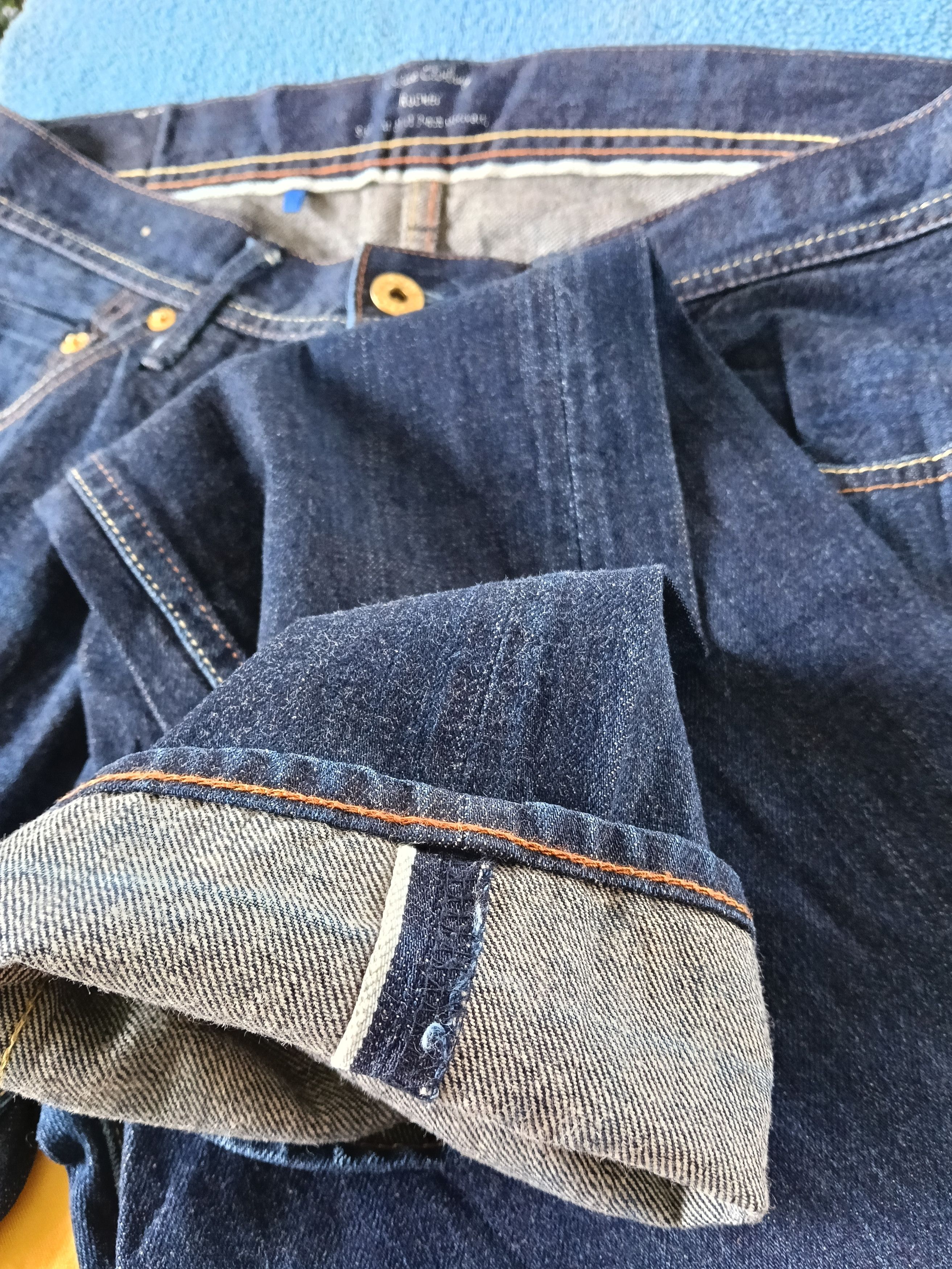 Japanese Brand 💥 Deluxe Clothing Japanese Selvedge Jeans Slim Fit💥 Size US 32 / EU 48 - 10 Thumbnail