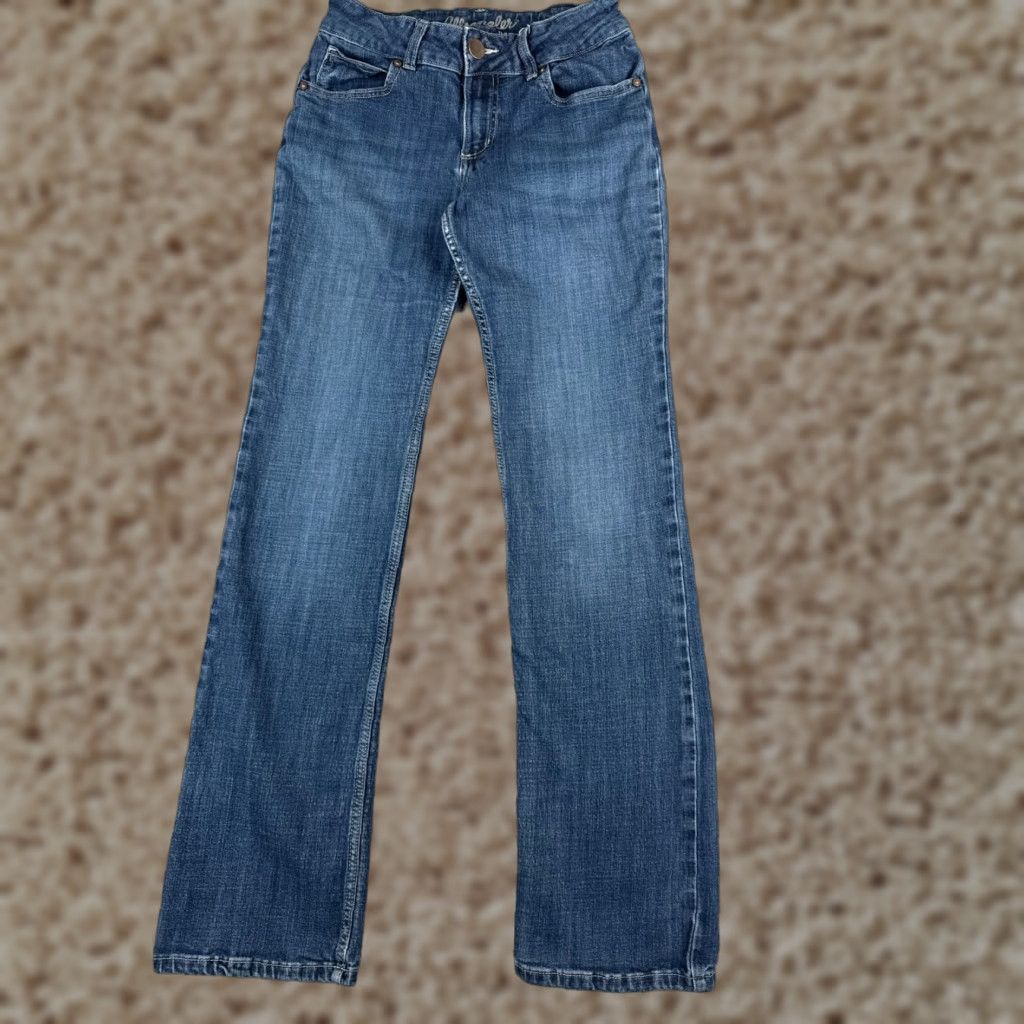 Wrangler Wrangler Jeans Juniors Bootcut 26x34 Low Rise Denim Blue Cotton Blend Women's Size 26" / US 2 / IT 38 - 1 Thumbnail