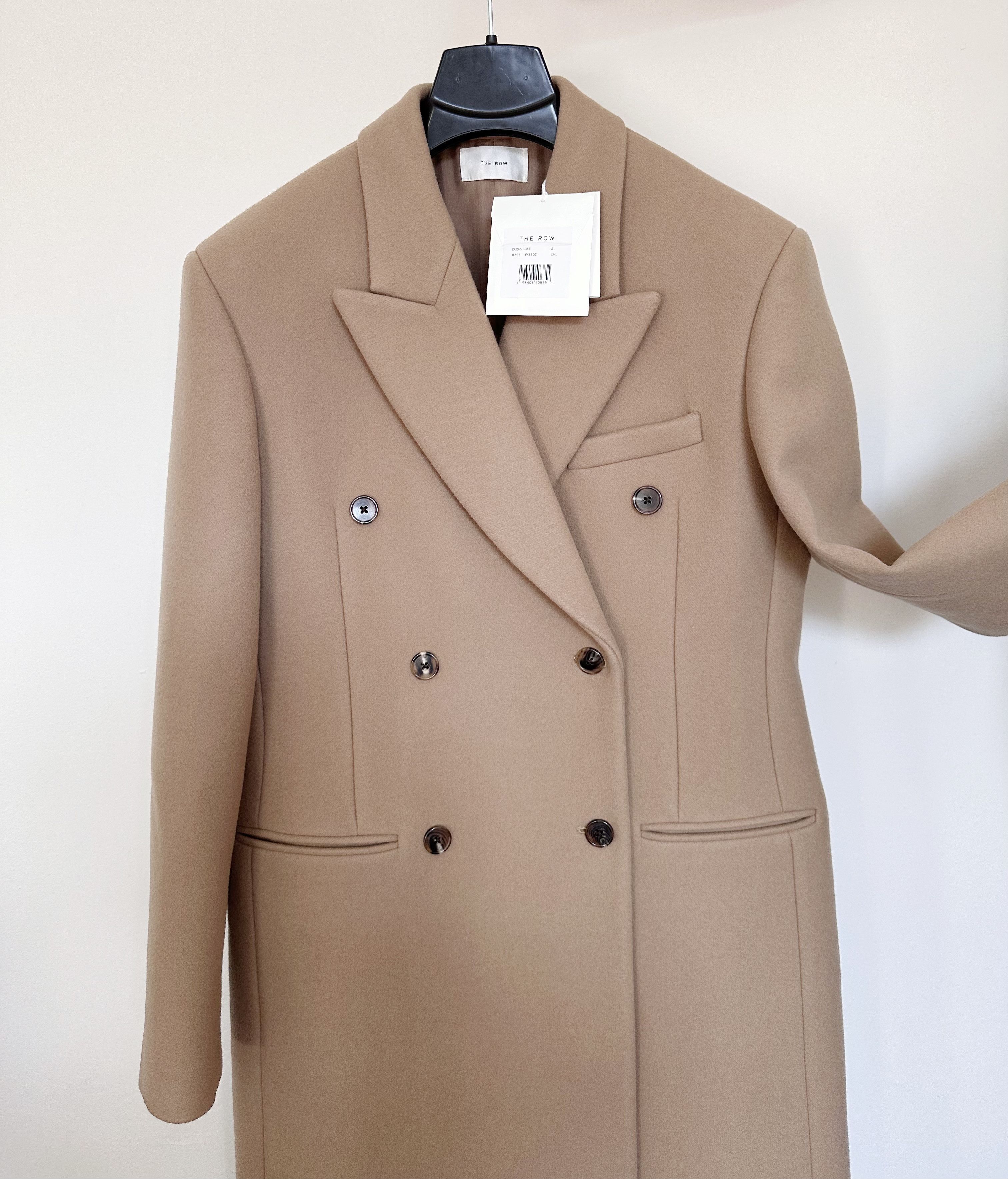 The Row The Row – Duras 100% Wool Coat in Camel (US 8 / M) Size M / US 6-8 / IT 42-44 - 2 Thumbnail