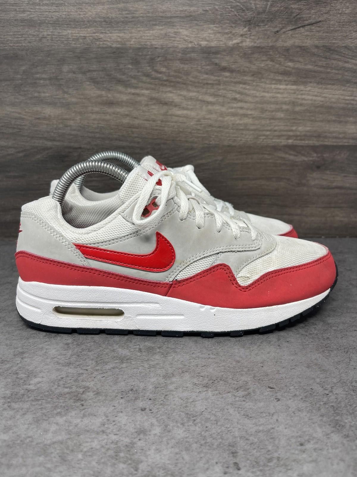 Nike Nike Air Max 1 Shoes Kids Size 6.5Y OG Red Sneakers Size US 6.5 / EU 39-40 - 5 Thumbnail