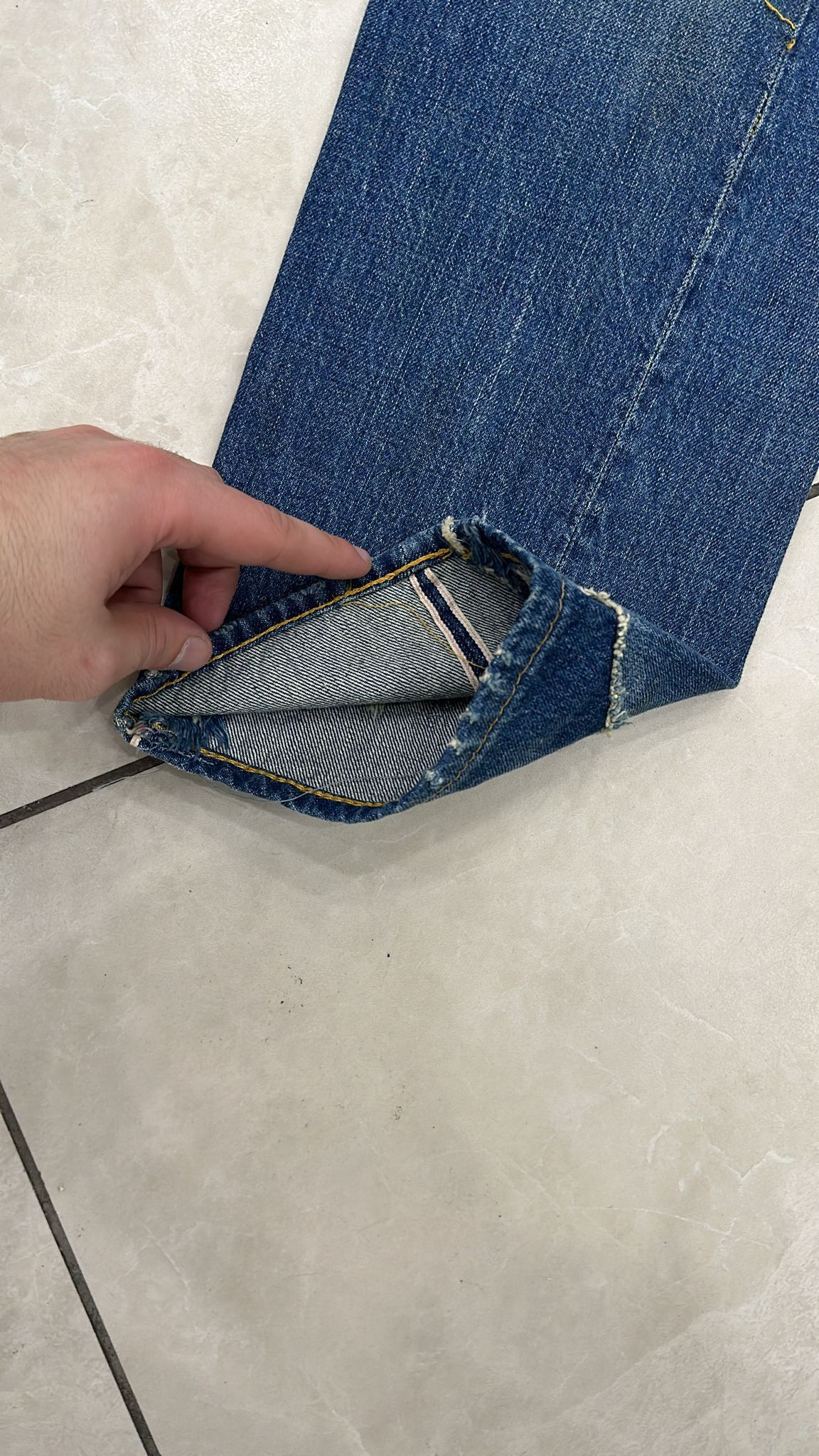 Levi's Vintage Clothing LVC Levi's Vintage Clothing 1947 501XX BigE Selvedge Jeans Size US 32 / EU 48 - 3 Thumbnail