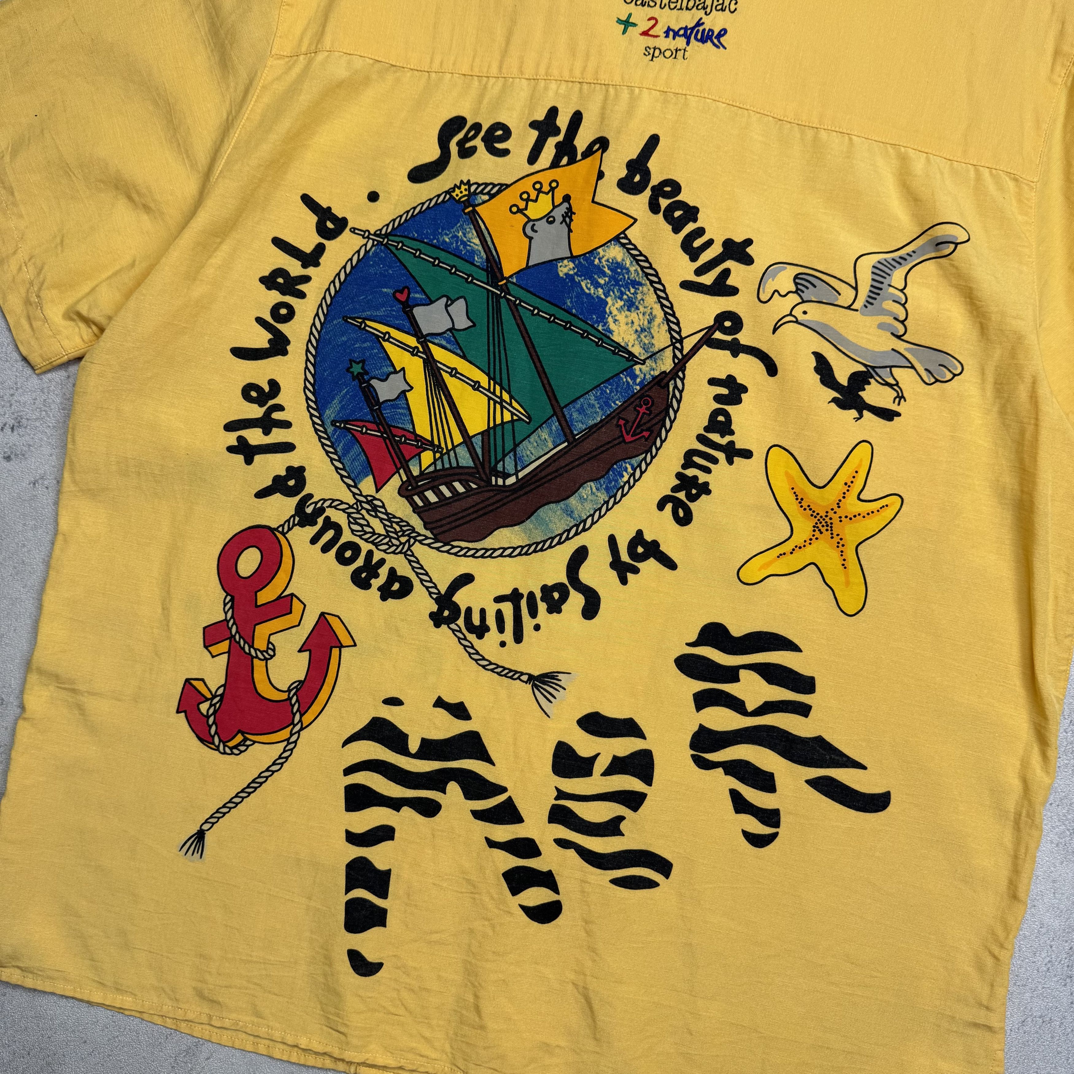 Jean Charles De Castelbajac Vintage Jean Charles De Castelbajac Shirt Size US L / EU 52-54 / 3 - 2 Thumbnail