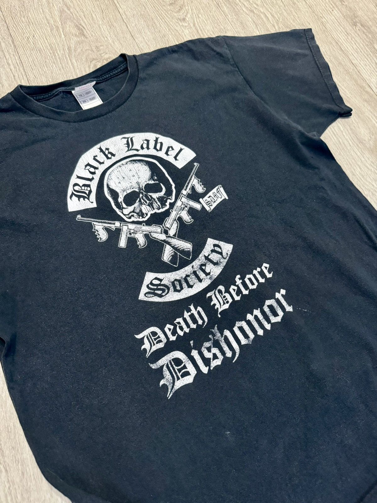Band Tees × Black Label × Vintage 🔷Vintage Black Label Society Death Before Dishonor T-shirt🔷 Size US XL / EU 56 / 4 - 2 Thumbnail