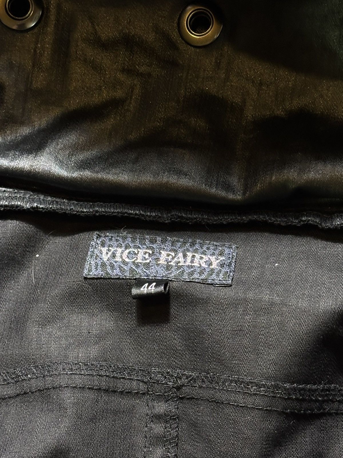 Le Grande Bleu (L.G.B.) 00s Vice Fairy Coated Rider Jacket hooded coating archive Size US L / EU 52-54 / 3 - 5 Thumbnail