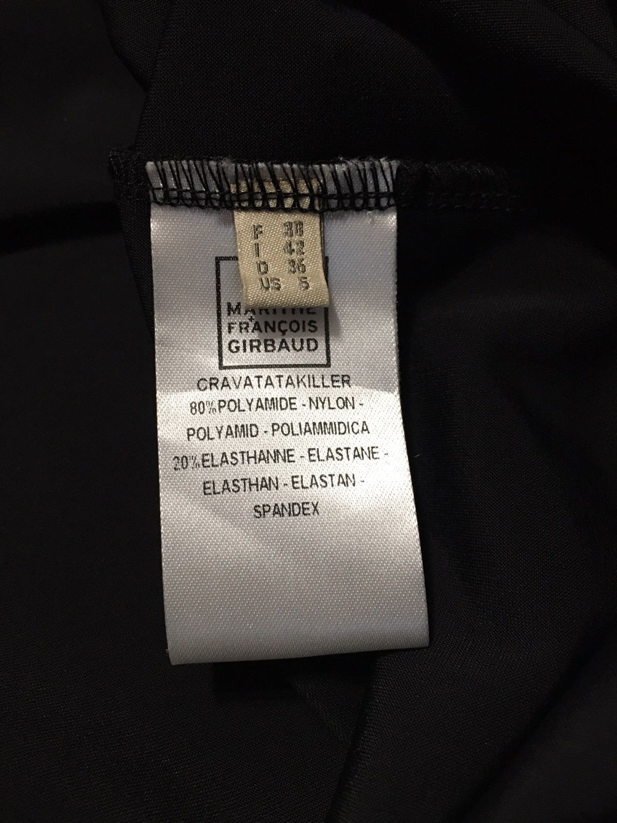 Marithe + Francois Girbaud Marithe Francois Girbaud Black Sign Design Dress IT42 US5 Size M / US 6-8 / IT 42-44 - 10 Thumbnail