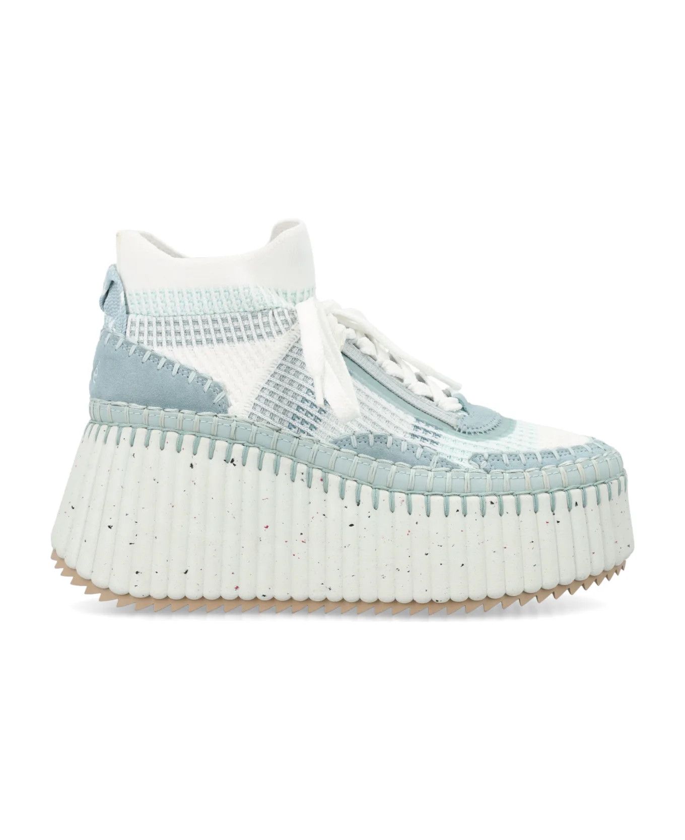 Chloe o1loc1c0425 Nama Wedge Sneakers in Multicolor Size US 10 / IT 40 - 1 Thumbnail