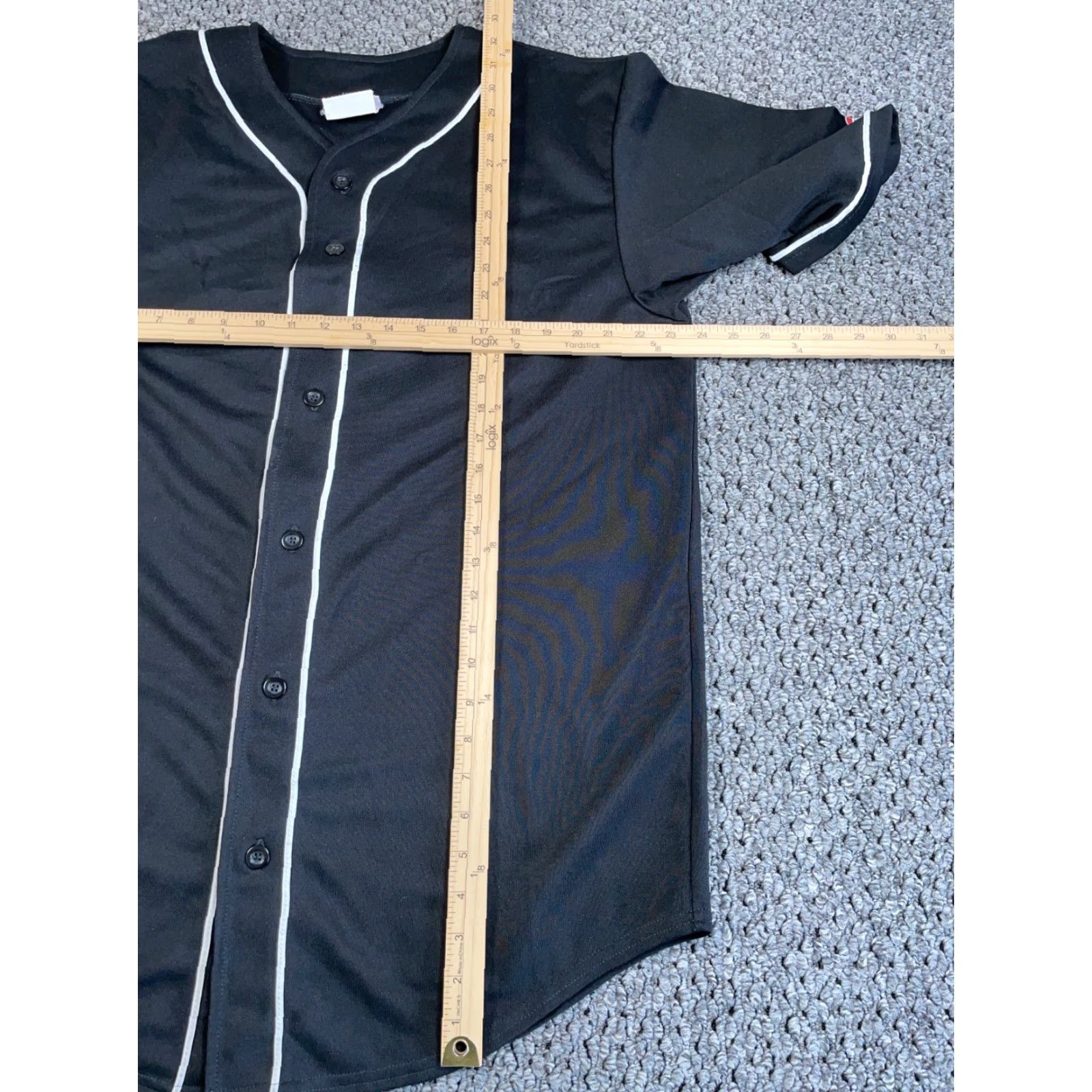 Etro Retro Embroidered Jalapeno Baseball Jersey Adult XL Black White Size US XL / EU 56 / 4 - 5 Thumbnail