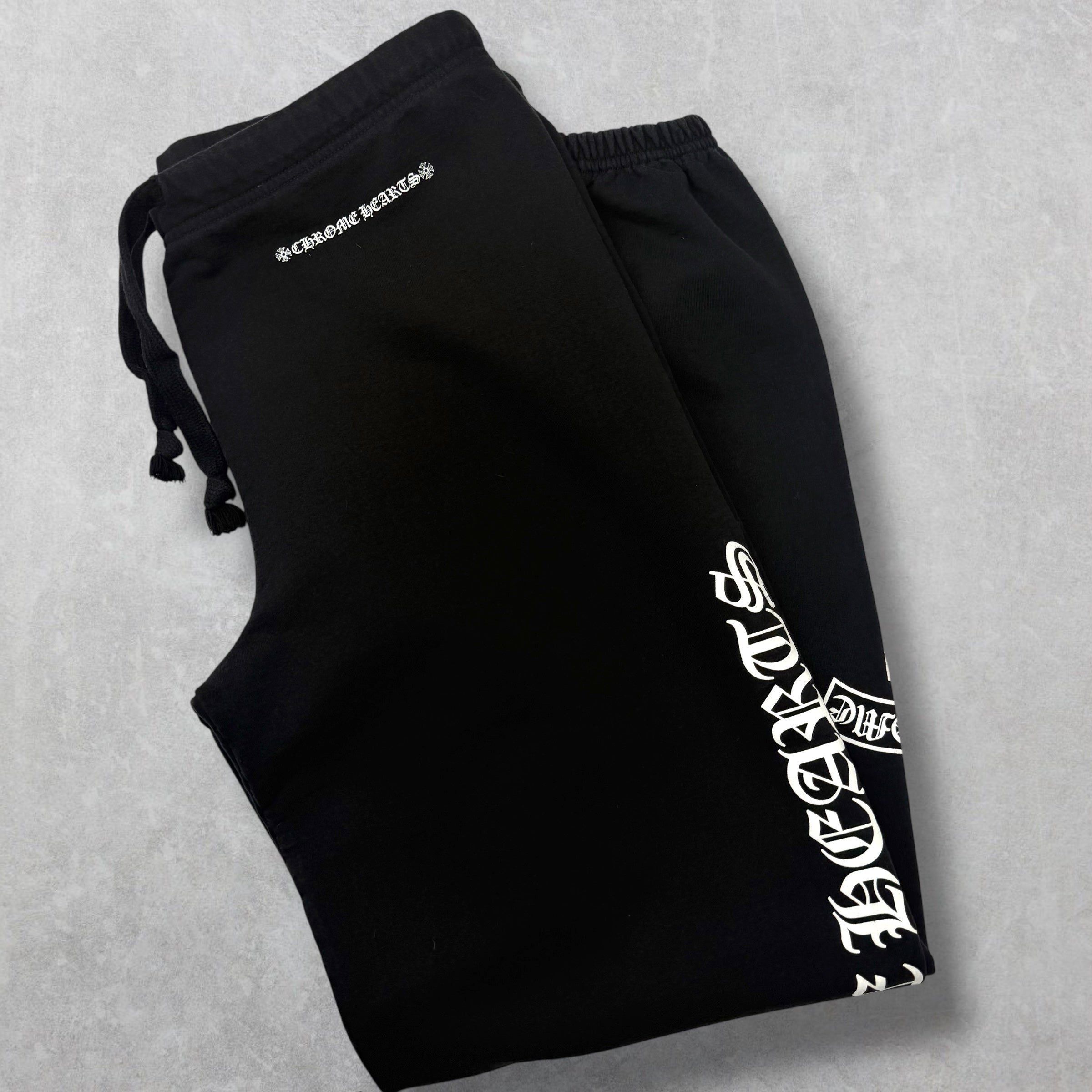 Chrome Hearts Chrome Hearts Vertical T-Bar Sweatpants Black XL Size US 36 / EU 52 - 2 Thumbnail
