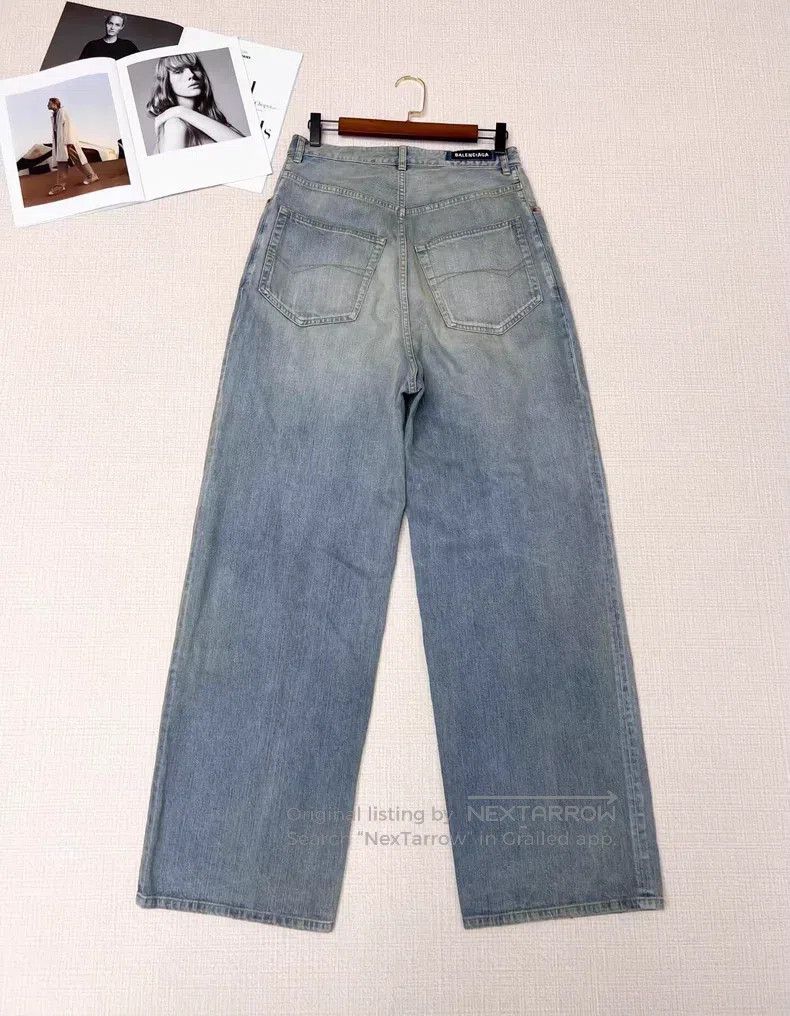 Balenciaga Balenciaga size XXS Distressed Denim Jeans Size US 27 - 3 Thumbnail