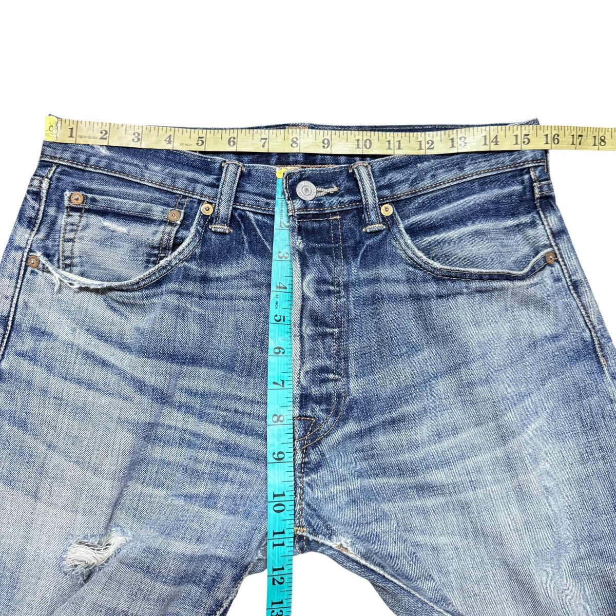 Levi's Levis 501 Distressed Jeans Clawmark Size US 31 - 16 Thumbnail