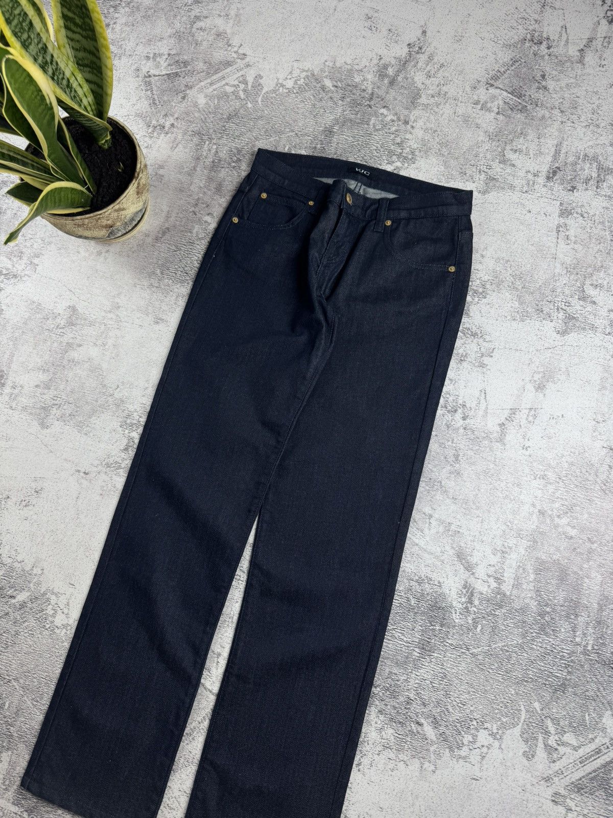 Versace Jeans Couture Versace Couture VJC Y2K Skinny Straight Denim Jeans Trousers Size 30" / US 8 / IT 44 - 11 Thumbnail