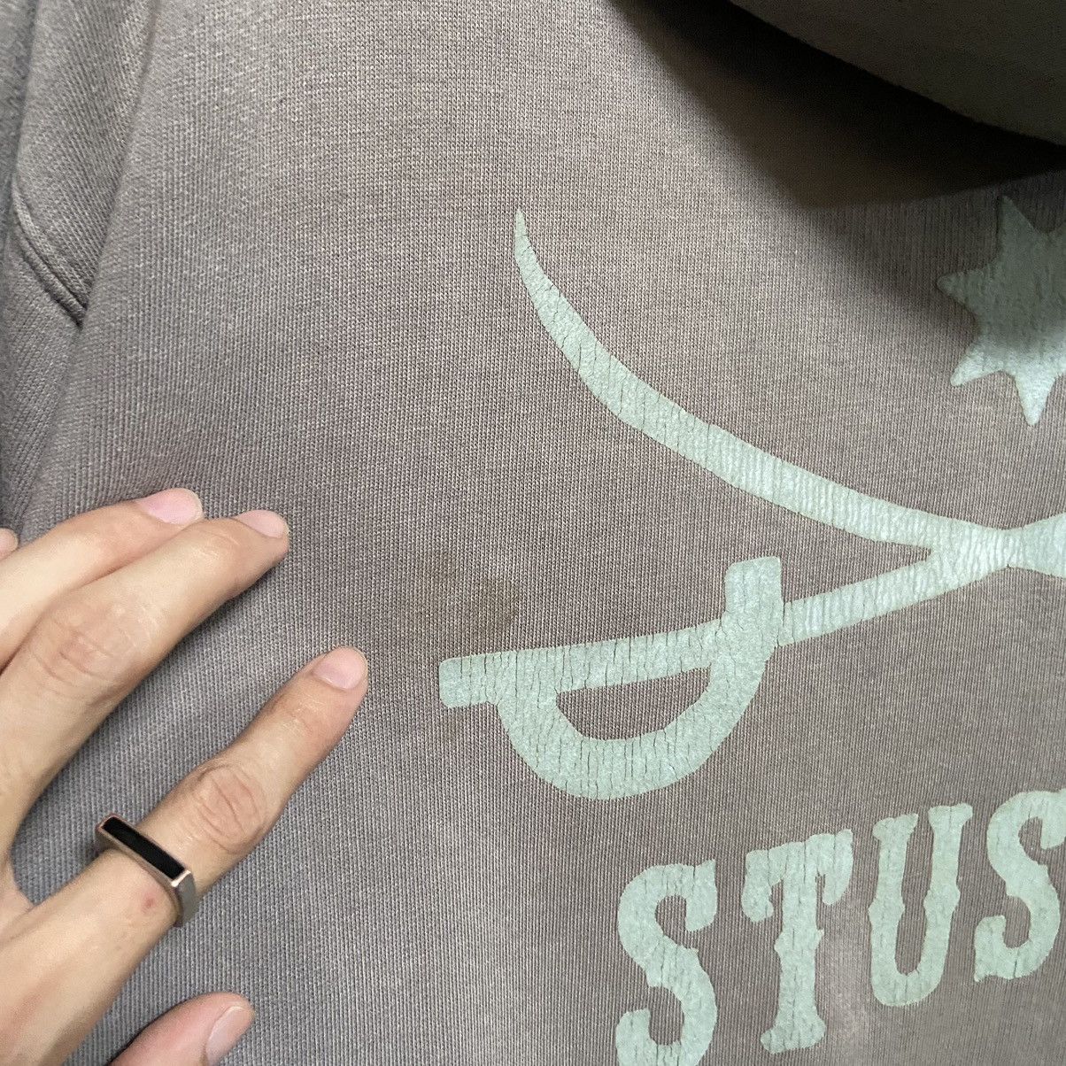 Stussy Faded Vintage Stussy Sword Zipper Hoodie Size US XL / EU 56 / 4 - 5 Thumbnail