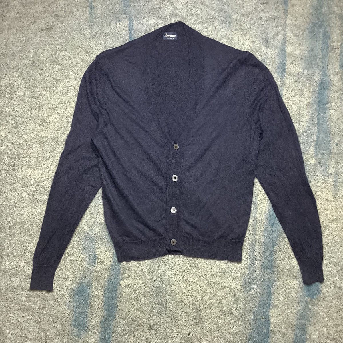 Drumohr Drumohr Sweatshirts Cardigan Navy Colour Size L / US 10 / IT 46 - 1 Thumbnail
