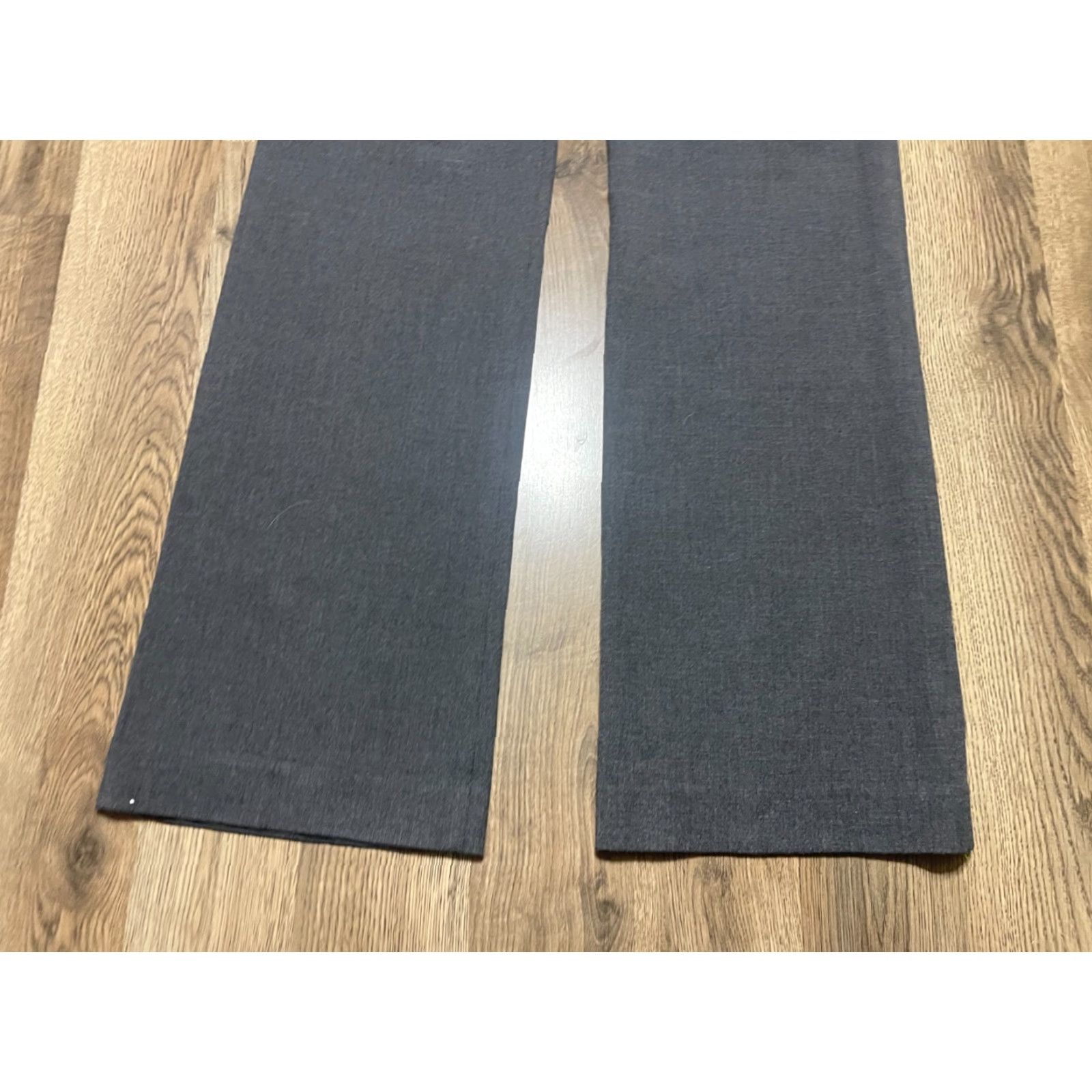 Ann Taylor Ann Taylor LOFT Pants Women's Size 4 Gray Dress Pants Marisa Trouser, Regular, Straight, Inseam 32.5 in, Polyester Rayon, Flat Front, ZZ Size 27" / US 4 / IT 40 - 4 Thumbnail