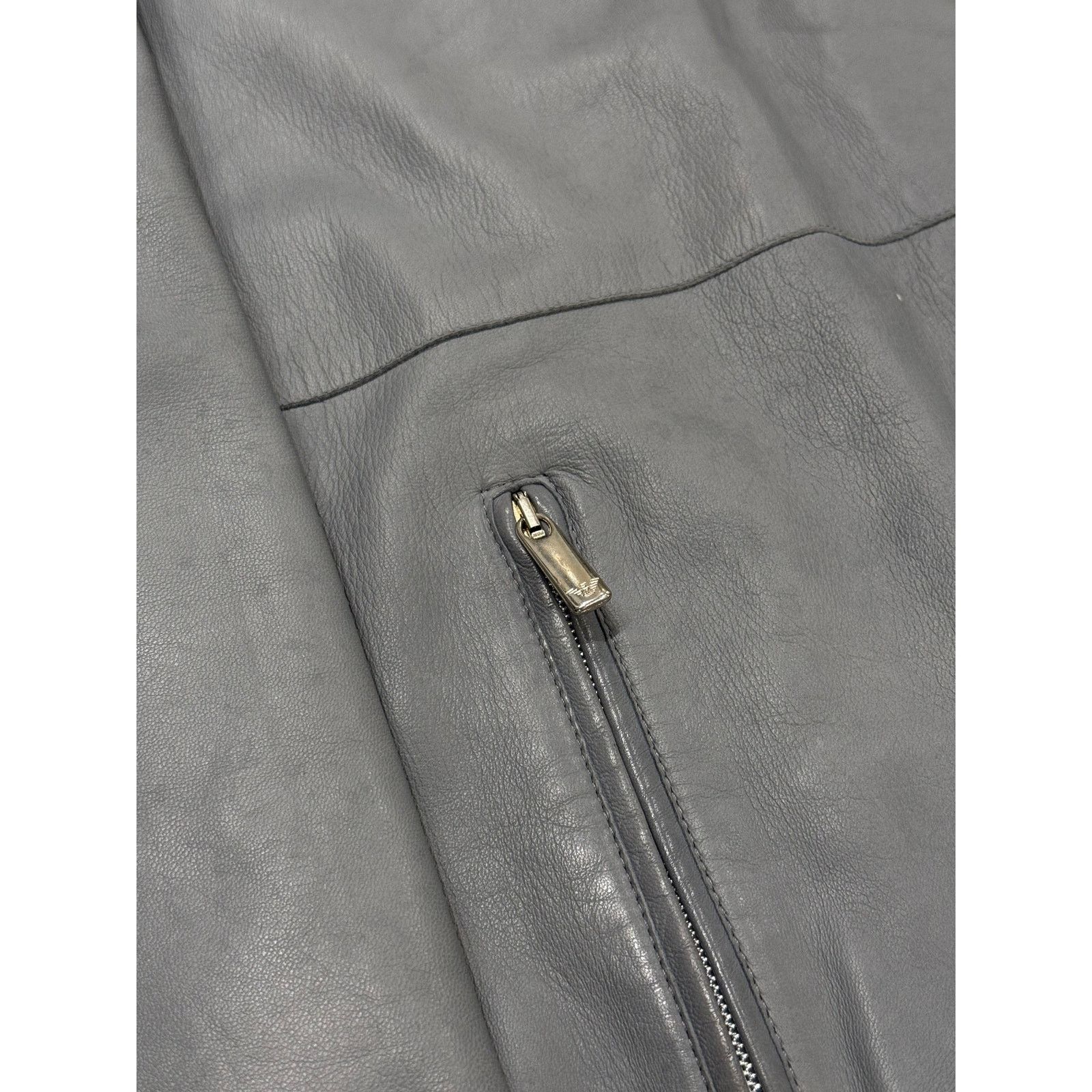 Giorgio Armani 1990s Emporio Armani thin technical leather jacket Size US M / EU 48-50 / 2 - 5 Thumbnail