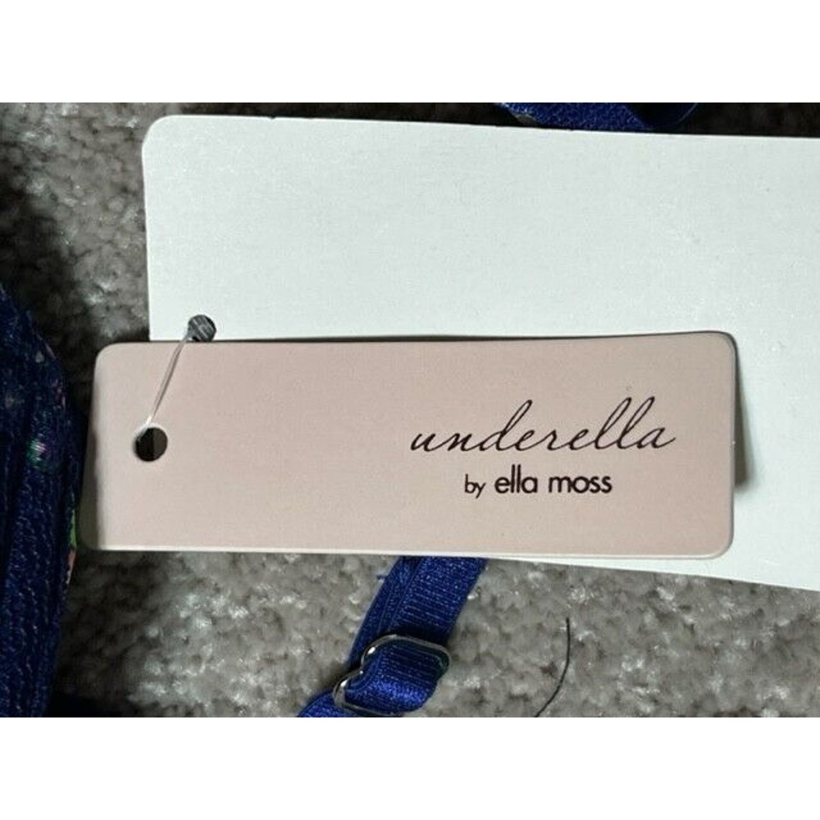 Other Underella by Ella Moss Bra 32DD Eden Floral Underwire Blue Size ONE SIZE - 8 Thumbnail