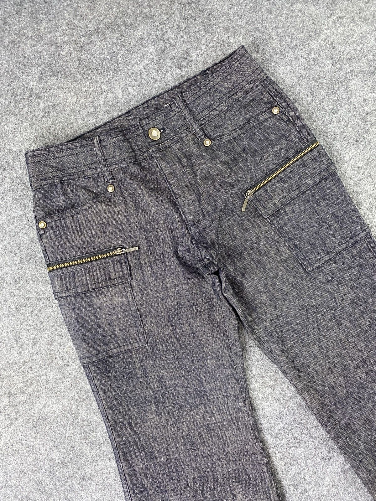 Japanese Brand × Johnbull Japanese Brand Multi Pocket Flare Pants - J1121 Size 26" / US 2 / IT 38 - 3 Thumbnail