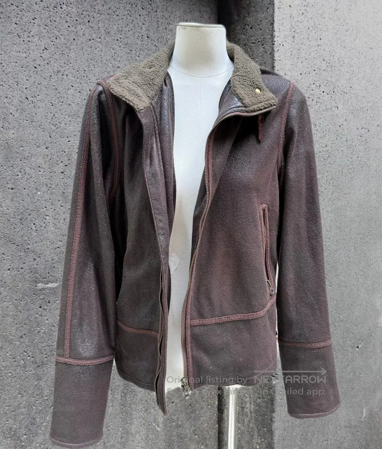Share Spirit Homme Share Spirit Rust Western Fur Collar Coat. Size US M / EU 48-50 / 2 - 4 Thumbnail
