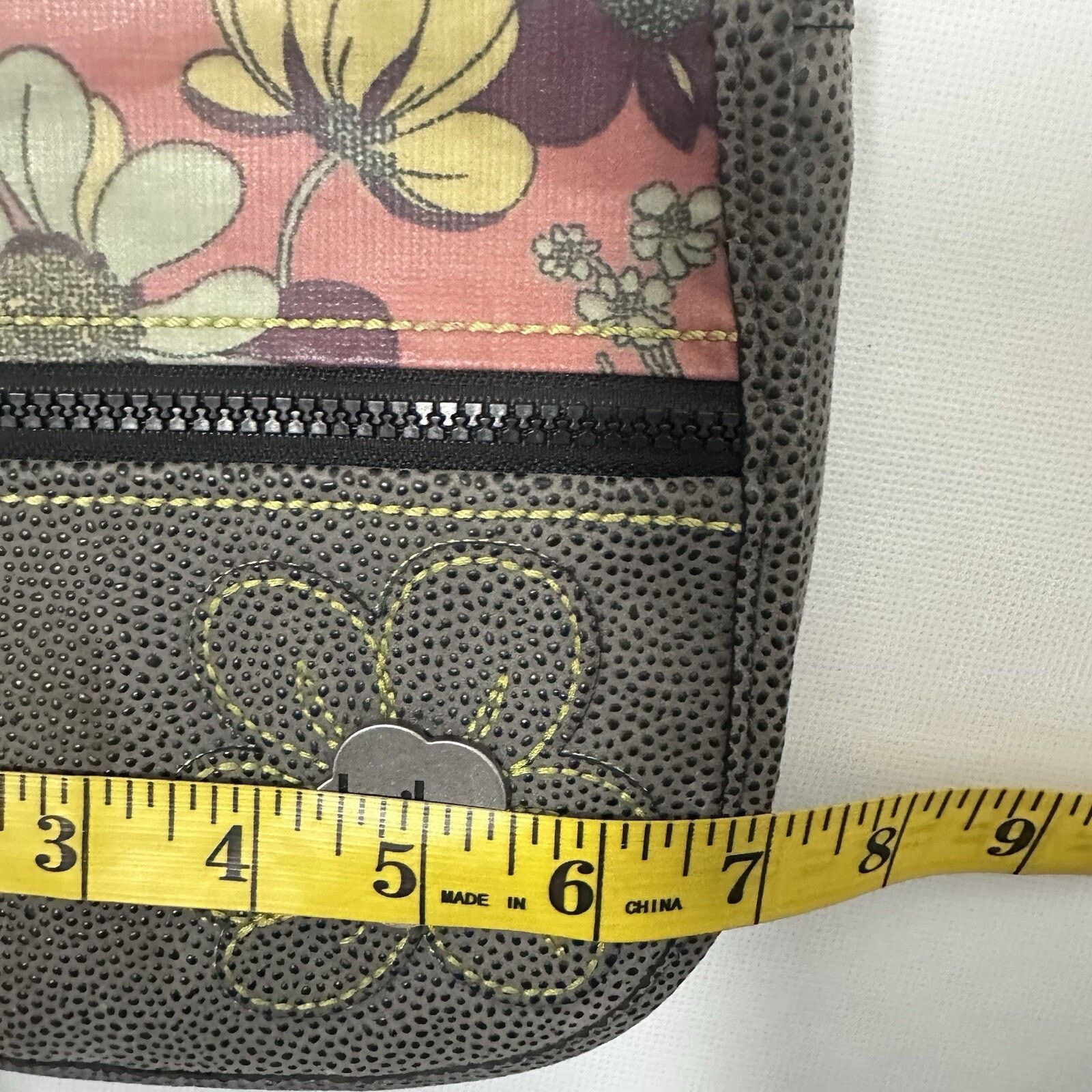 Other Haiku Vegan Pebbled Crossbody Purse Strap Floral Fold Over Size ONE SIZE - 9 Thumbnail