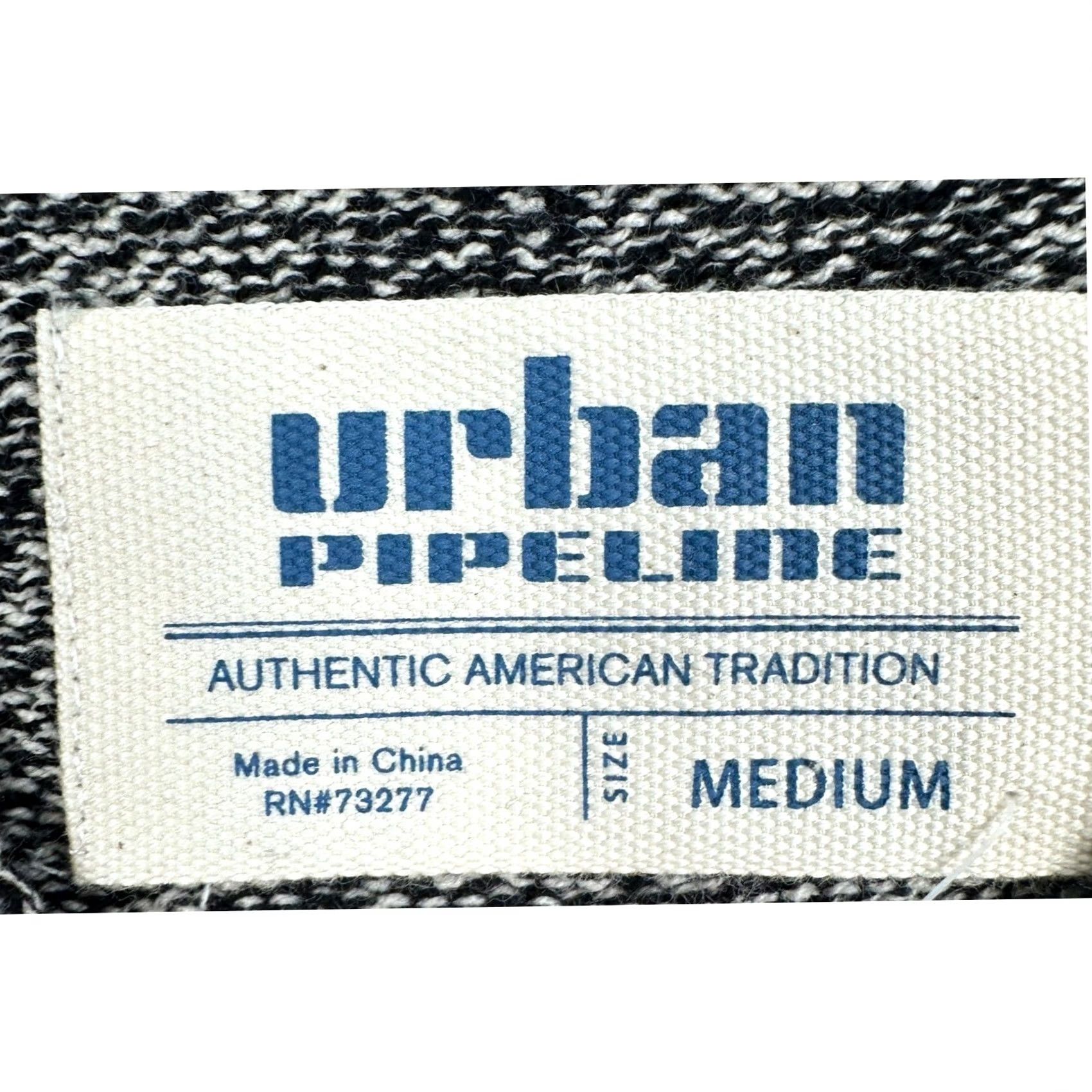 Vintage Urban Pipeline Sweater Mens M Grey Teal Crewneck Fair Isle Pullover Size US M / EU 48-50 / 2 - 4 Thumbnail