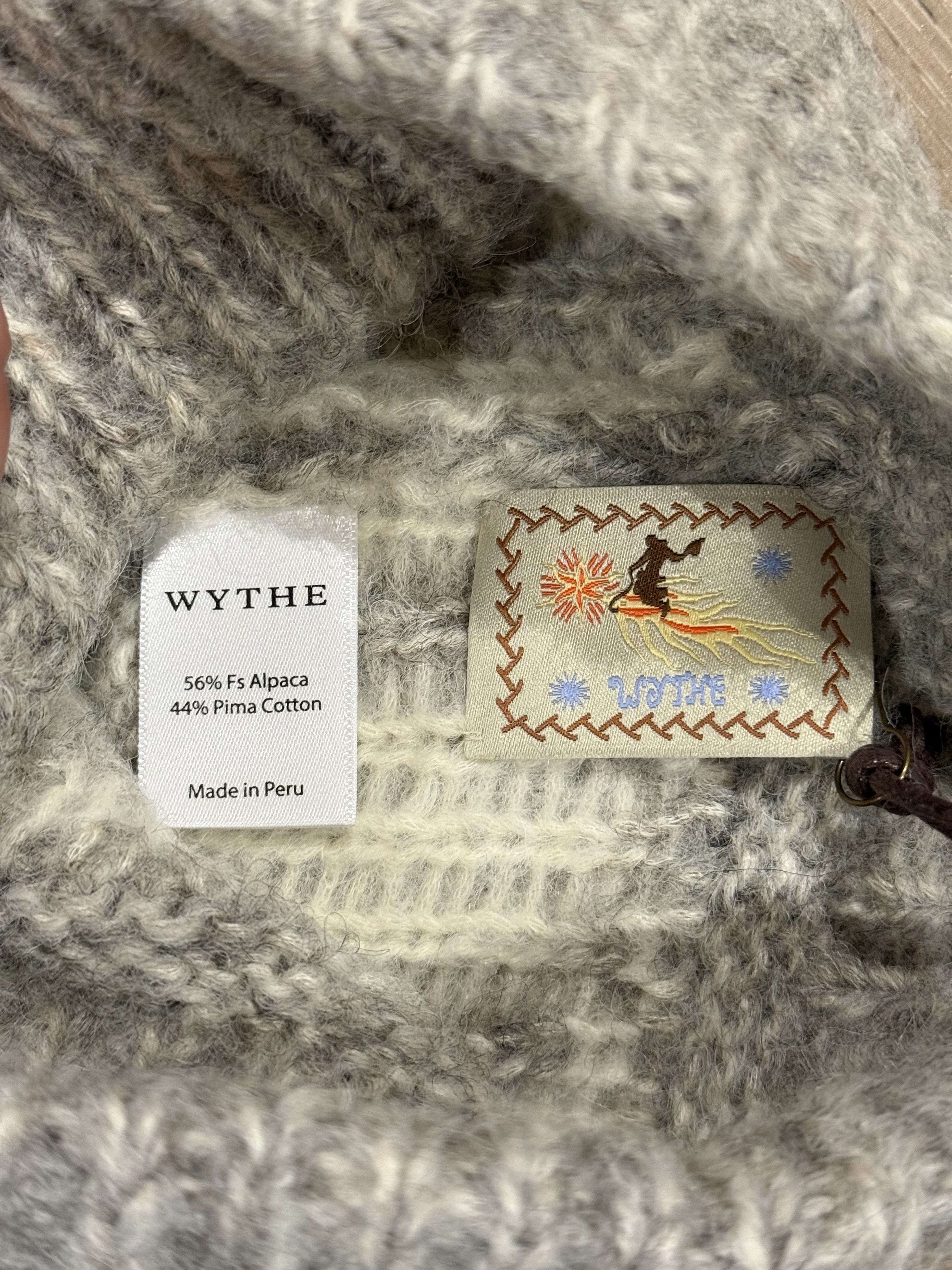 WYTHE 💚 Wythe Alpaca Horseshoe Beanie Seasalt NEW Size ONE SIZE - 8 Thumbnail