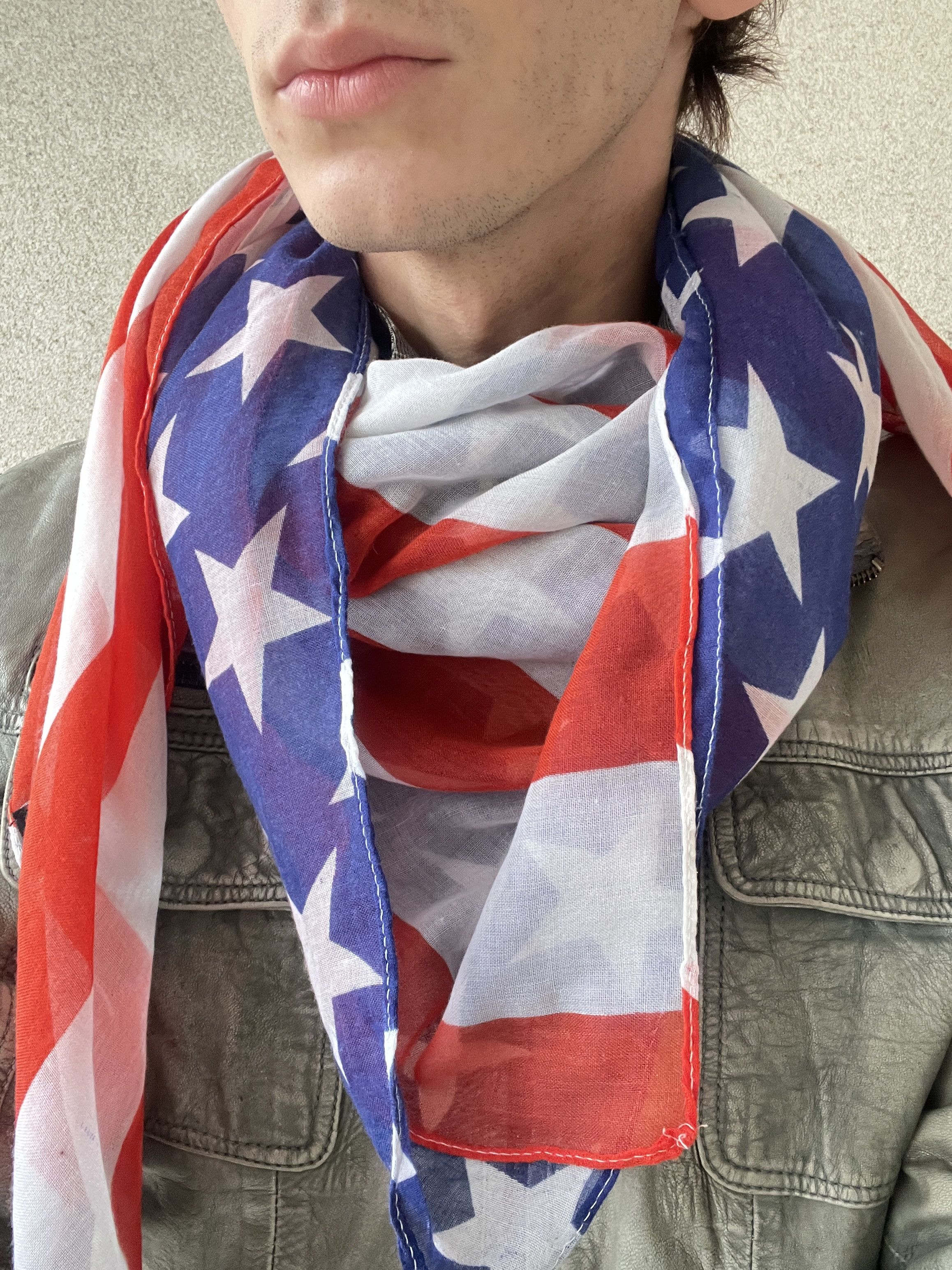 Other usa flag bandana grunge vintage Size ONE SIZE - 1 Thumbnail