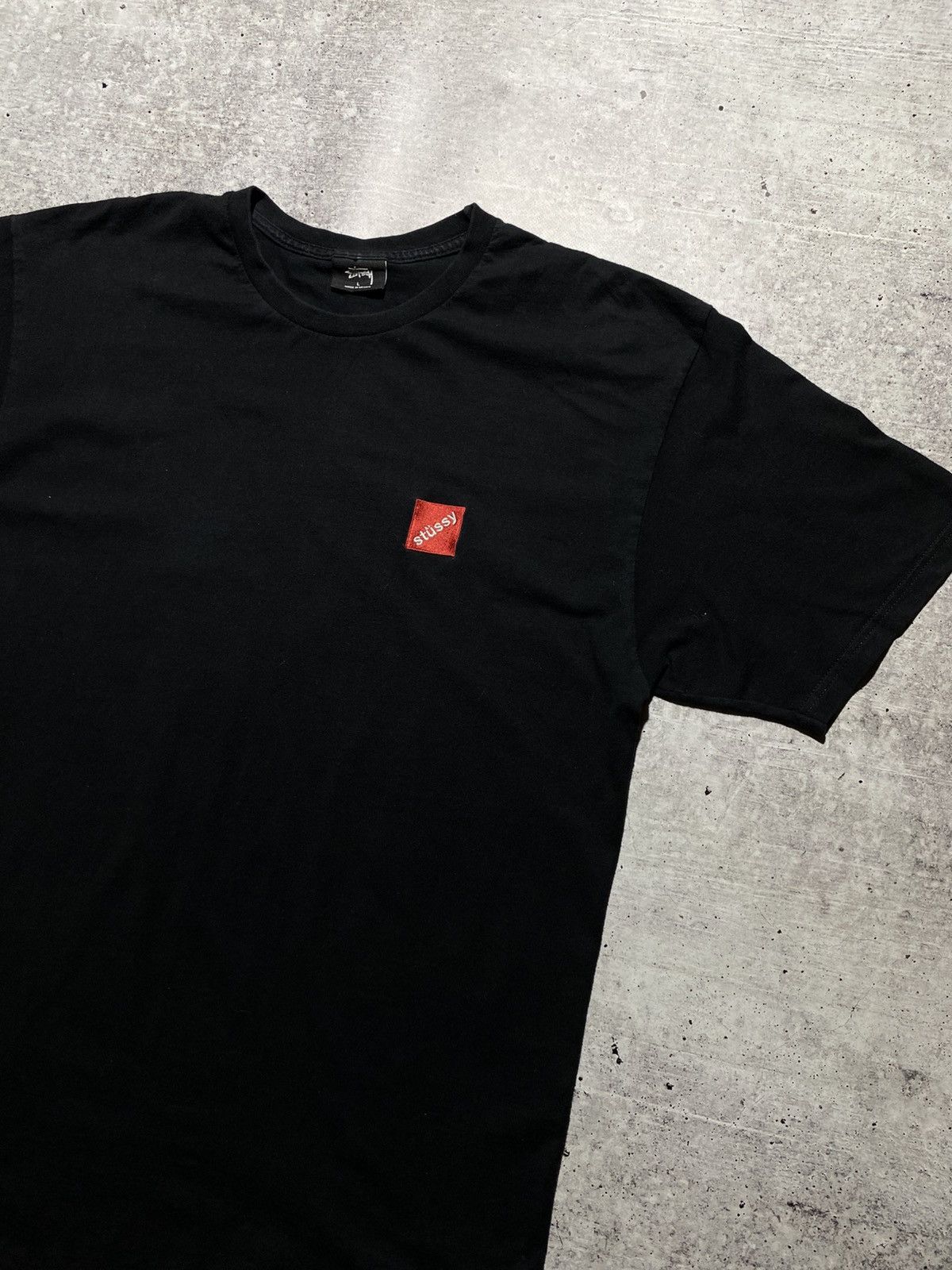 Stussy Stussy rare box logo t shirt Size US L / EU 52-54 / 3 - 2 Thumbnail