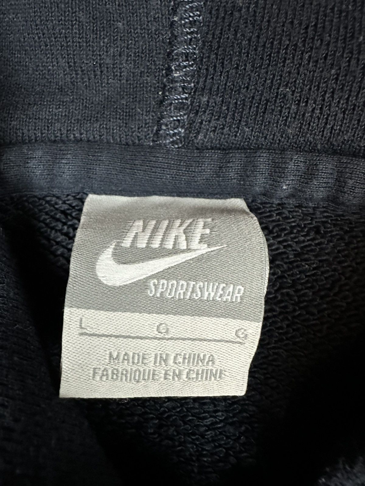 Nike Nike Vintage Zip Hoodie Big Logo Y2K Size US L / EU 52-54 / 3 - 4 Thumbnail