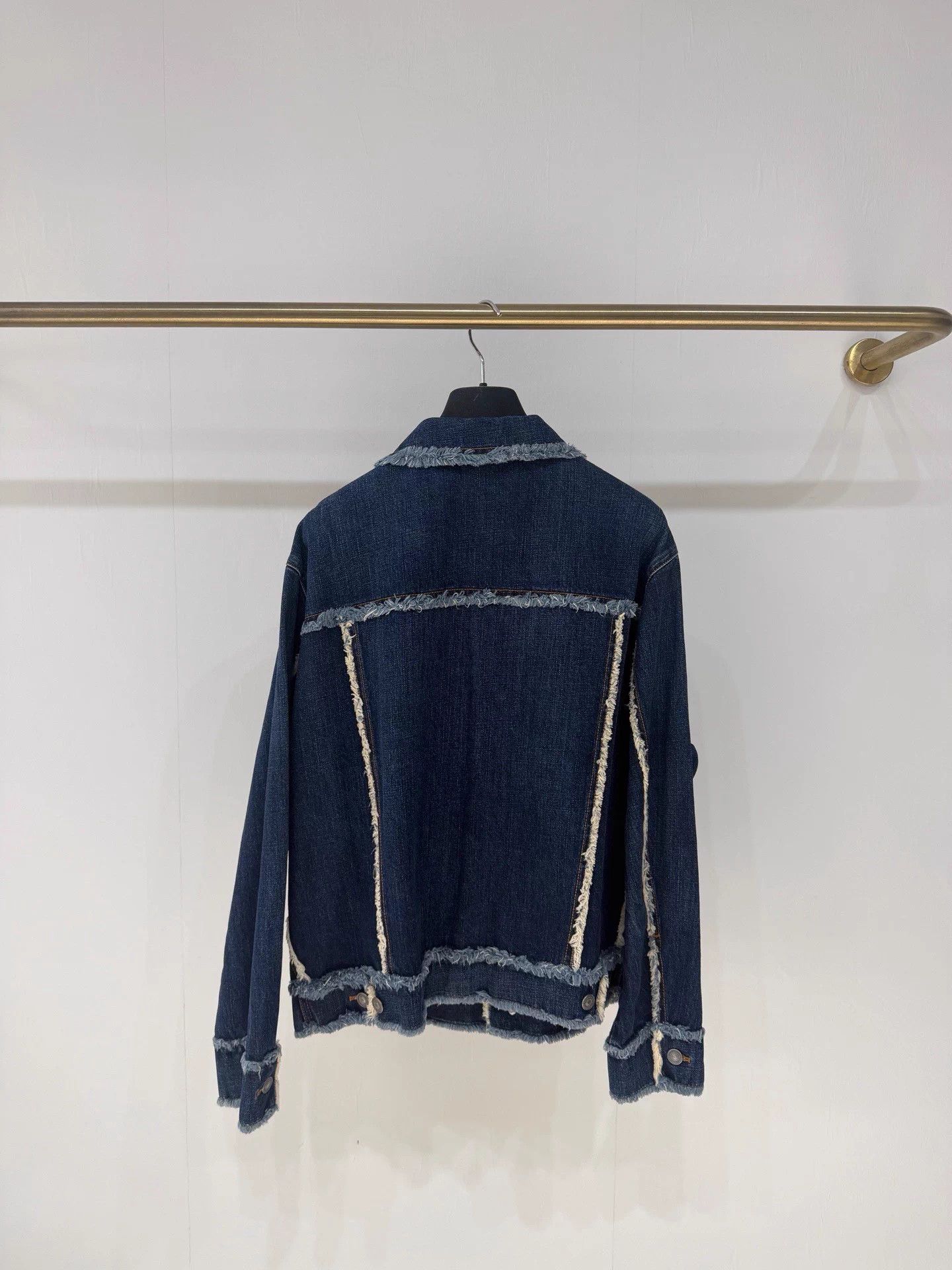 Dior Dior Classic Raw Hem Denim Jacket 99 New FR38 Size S / US 4 / IT 40 - 6 Thumbnail