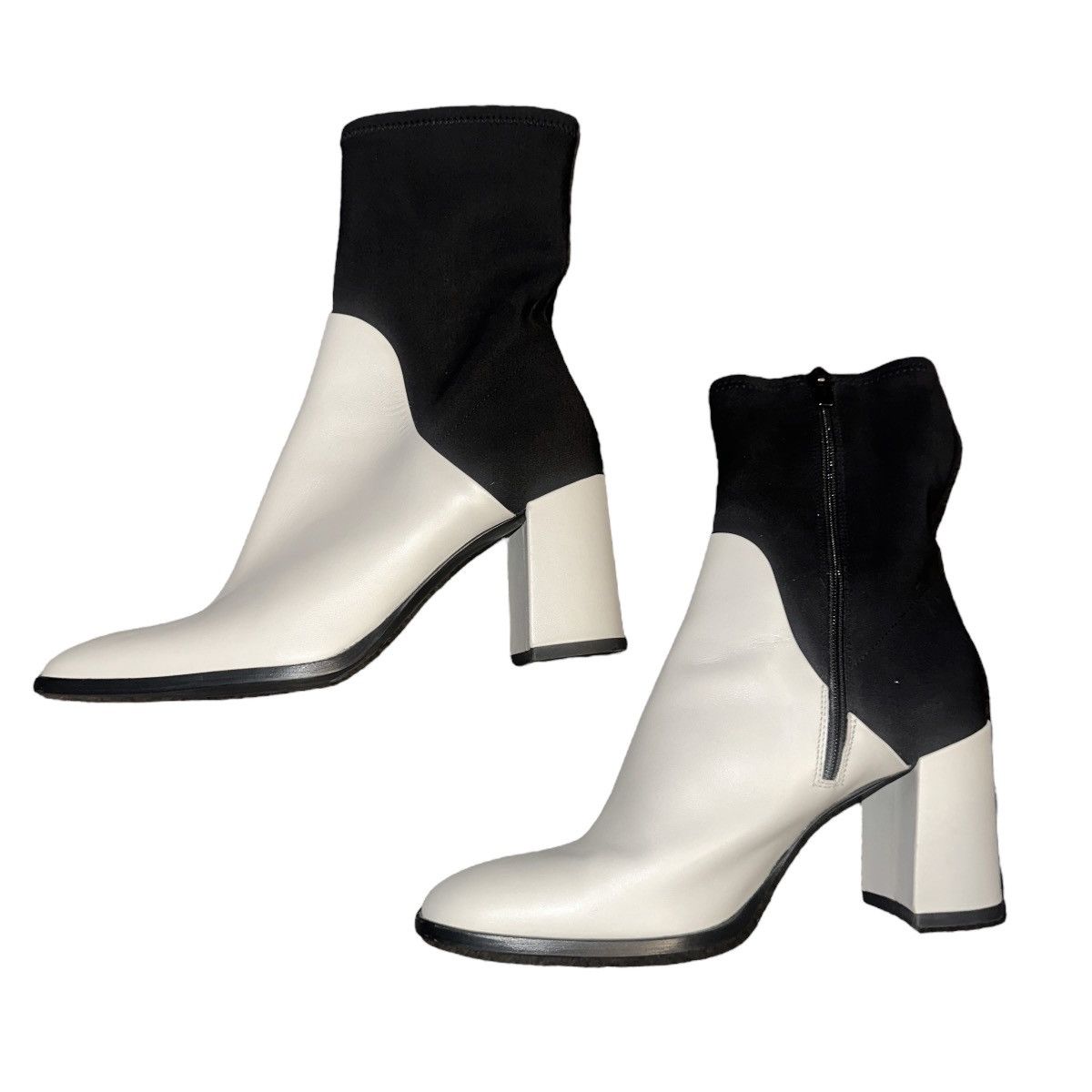Other Via Spiga leather stretch sock boots Size US 8 / IT 38 - 5 Thumbnail