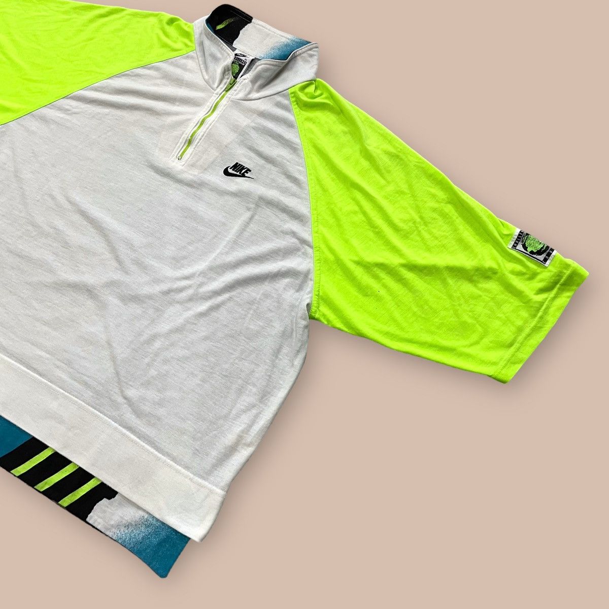 Nike Vintage 1990s Nike Challenge Court Half Zip Shirt italy made Size US XL / EU 56 / 4 - 5 Thumbnail