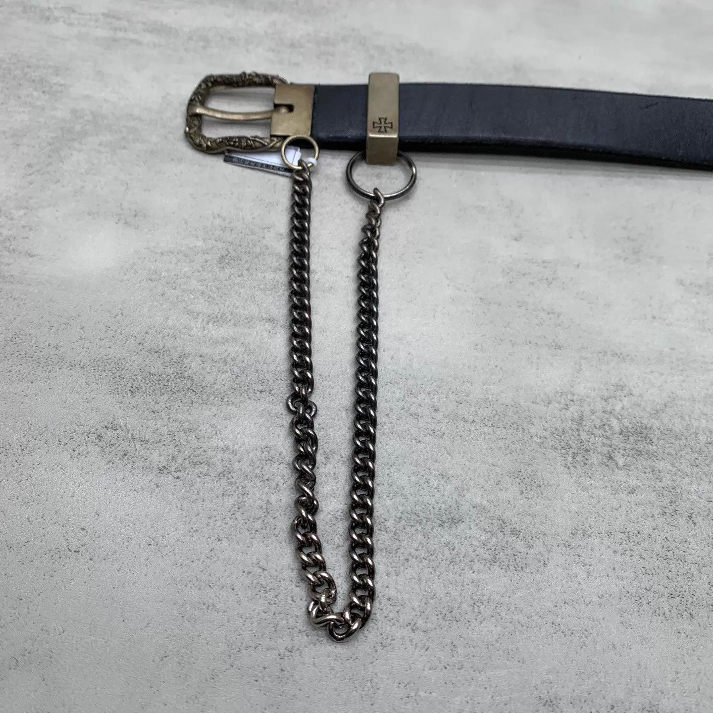 Enfants Riches Deprimes ERD Black Rose Buckle Chain Belt Size 90 95 New Size ONE SIZE - 6 Thumbnail