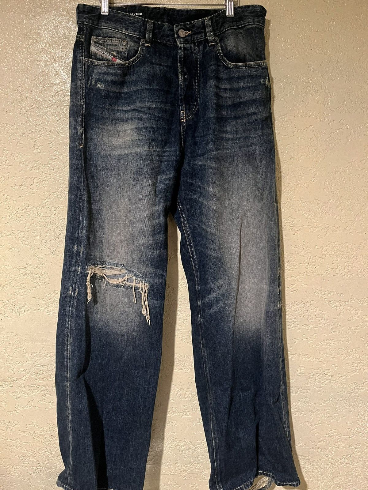 Diesel D-rise Sire Wide Leg Jeans