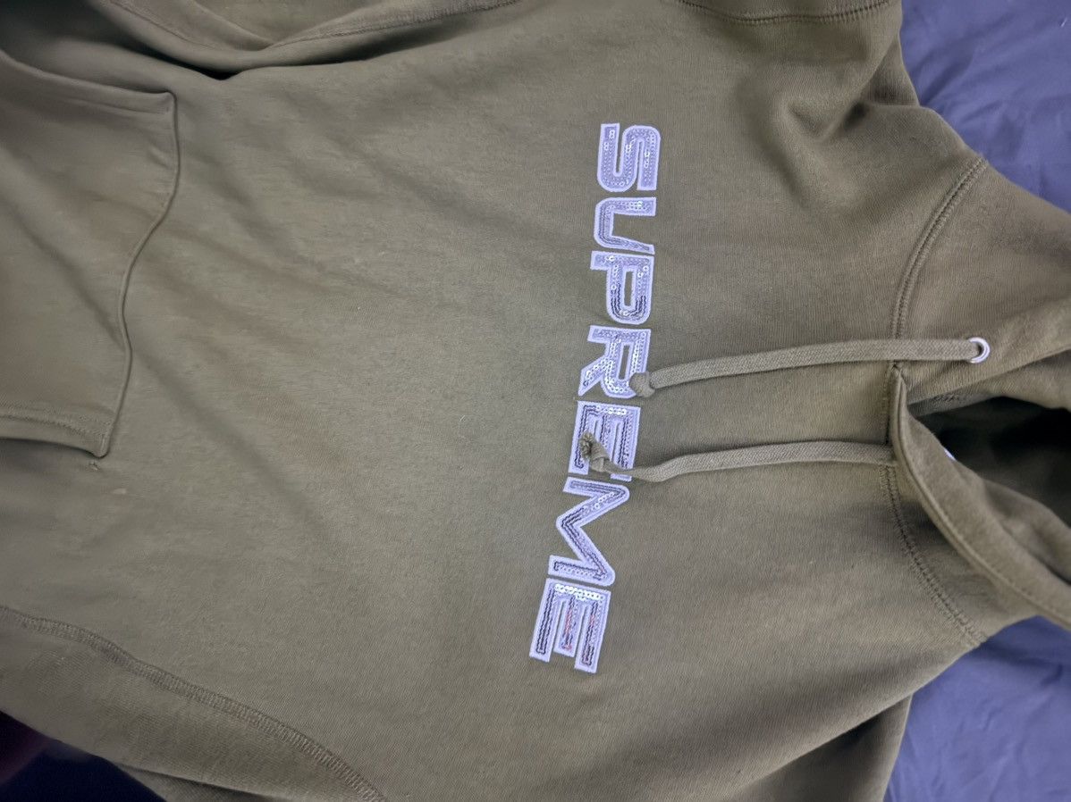 Supreme 2017 Supreme Moss Green Hoodie Size US L / EU 52-54 / 3 - 4 Thumbnail