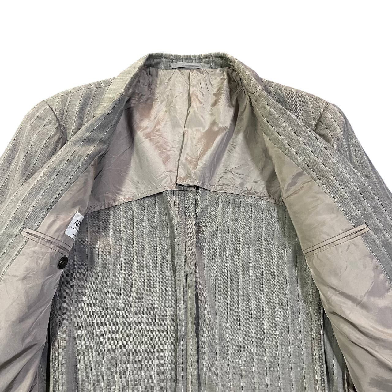 Armani Collezioni Vintage Armani Collezioni Wool Striped Blazer Size US S / EU 44-46 / 1 - 6 Thumbnail