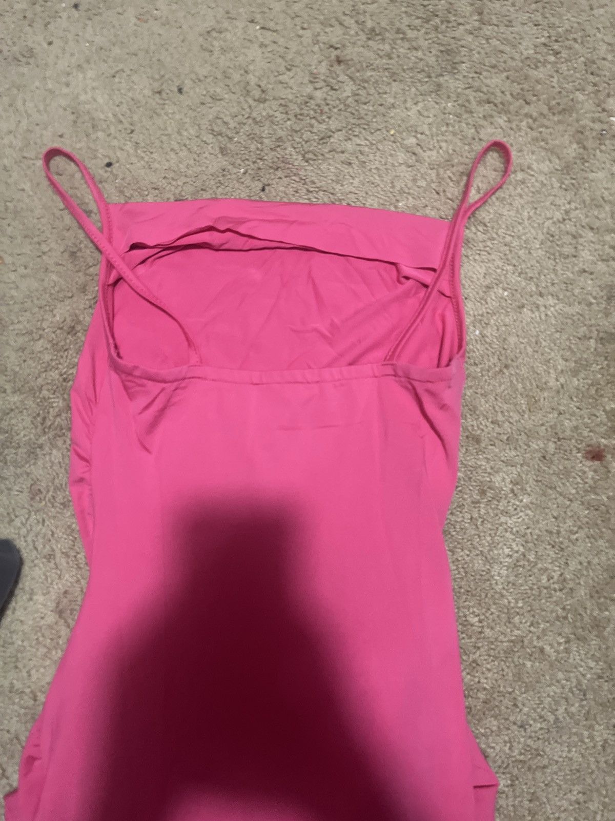 Shein Long Pink Tight Maxi Dress Size XS / US 0-2 / IT 36-38 - 2 Thumbnail