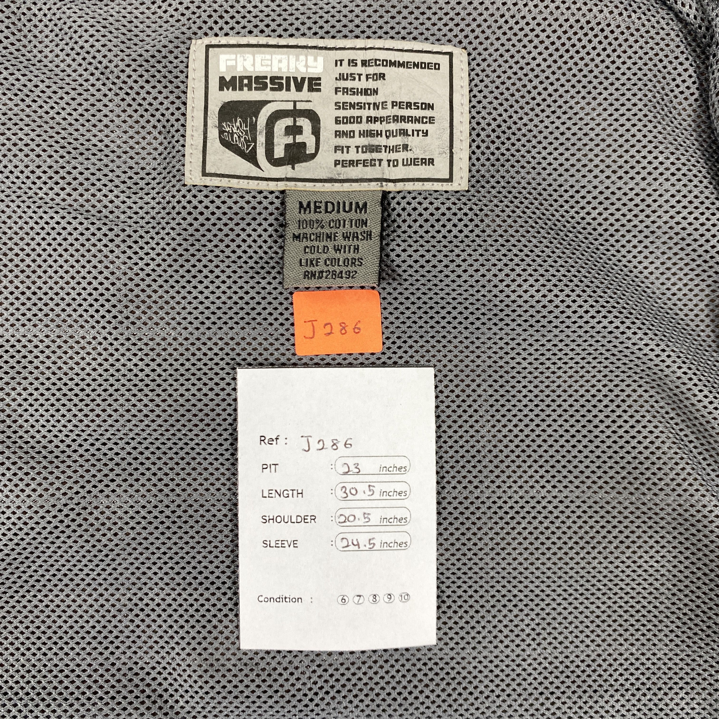 Japanese Brand Vintage Japanese Brand Freaky Massive Flannel Jacket-J286 Size US L / EU 52-54 / 3 - 6 Thumbnail
