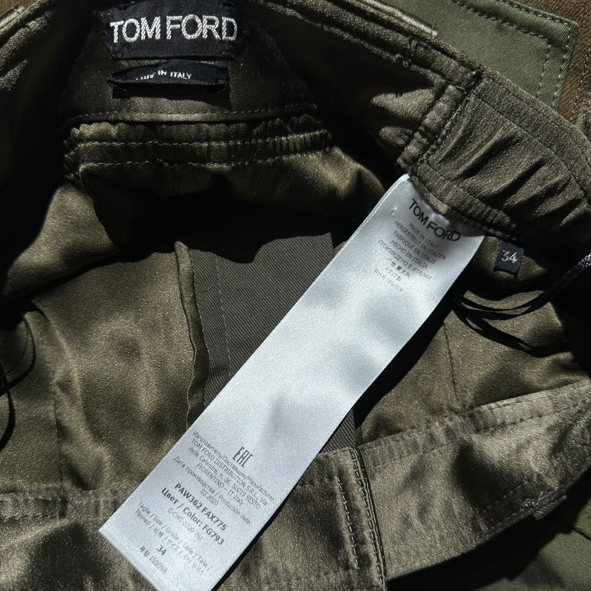 Tom Ford $3,750 Patchwork military cargo Size US 28 / EU 44 - 5 Thumbnail