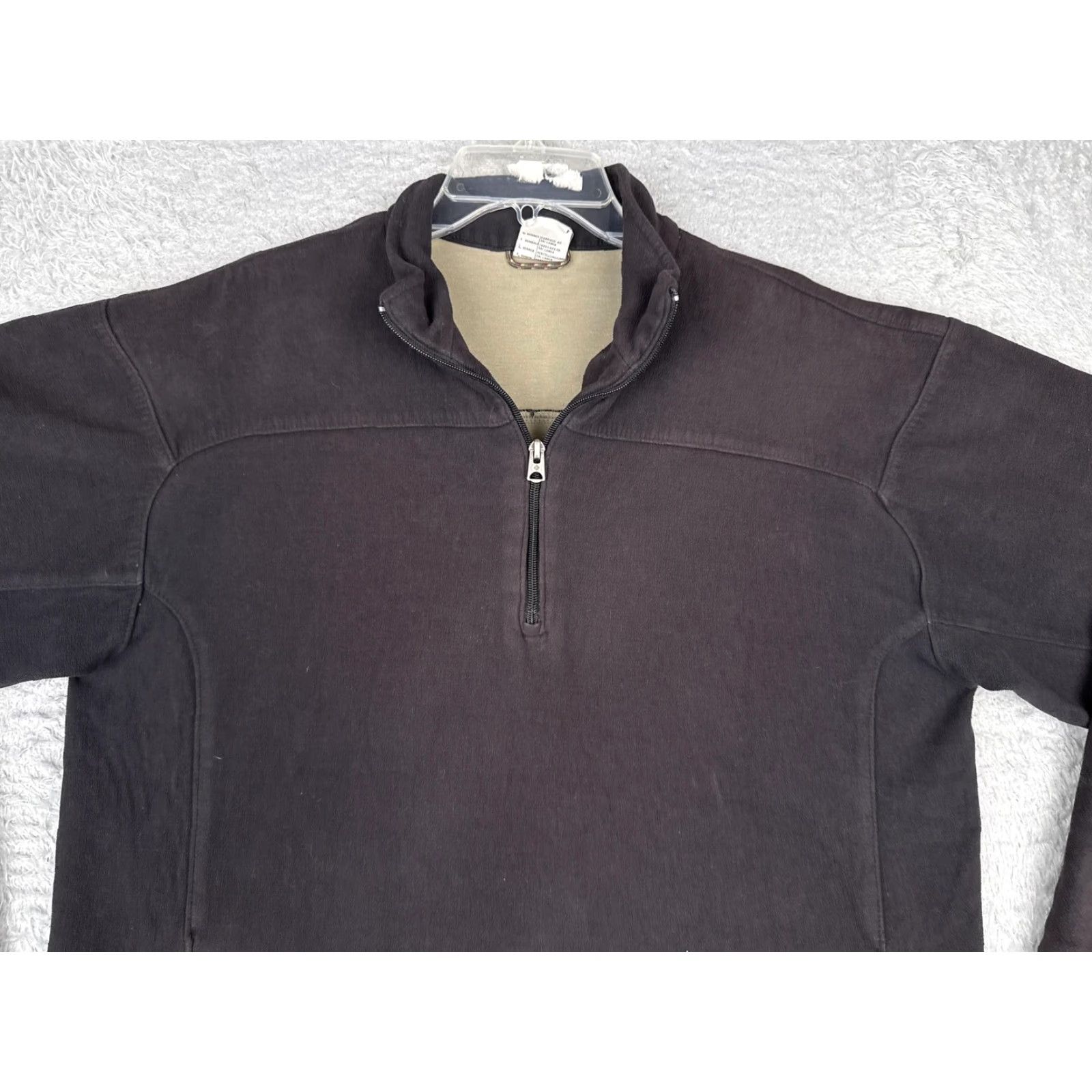 Vintage Columbia Pullover Mens Large Black Vertex 1/4 Zip Lined Fleece Sweatshirt Hiking Shirt Mens Size US L / EU 52-54 / 3 - 4 Thumbnail