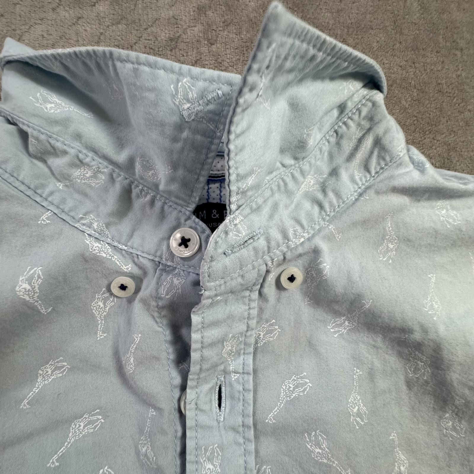 Denim & Flower Denim & Flower Ricky Singh Mens Shirt Medium Button Size US M / EU 48-50 / 2 - 8 Thumbnail