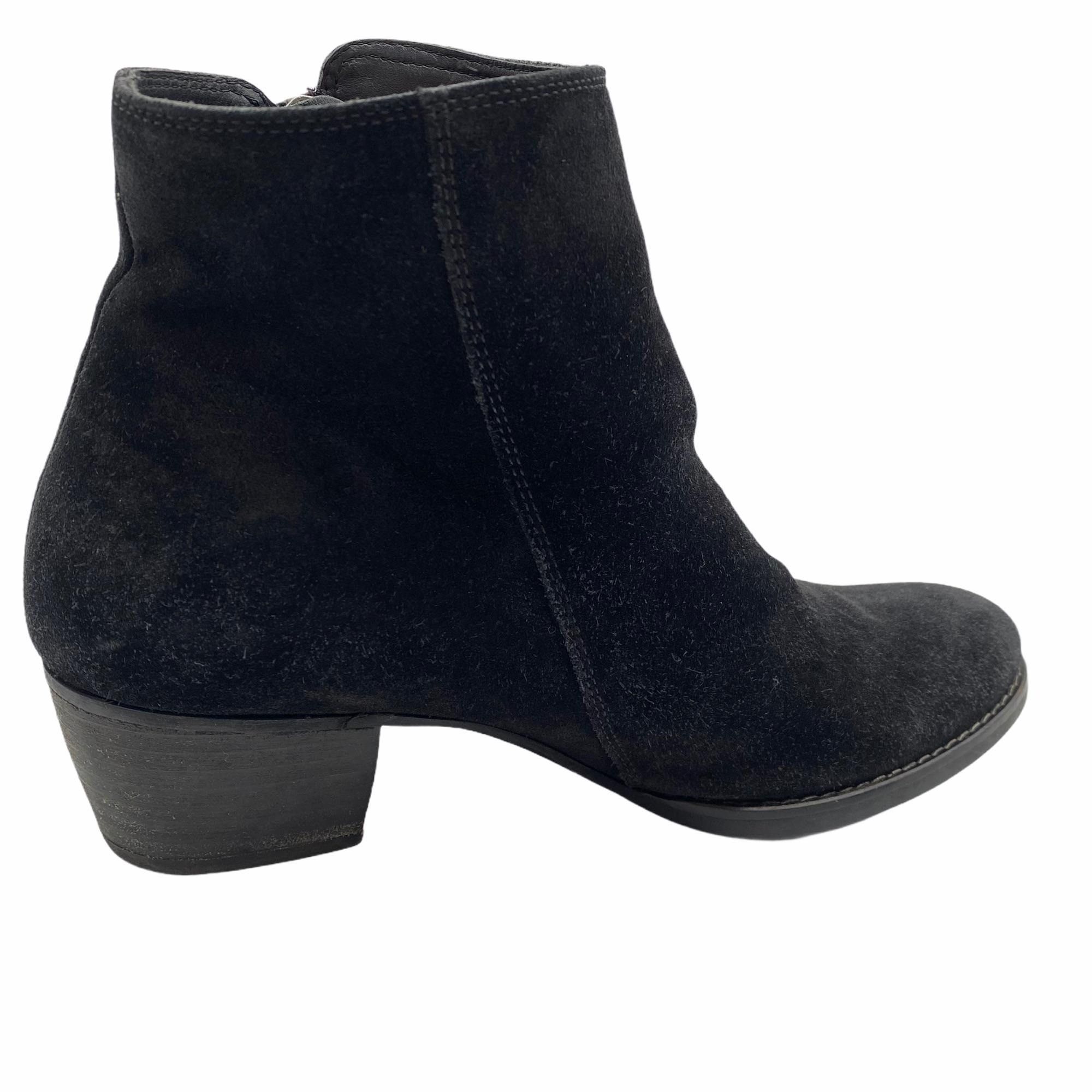 Other Paul Green Allison Black suede Leather Asymmetrical zip ankl Size US 7 / IT 37 - 5 Thumbnail