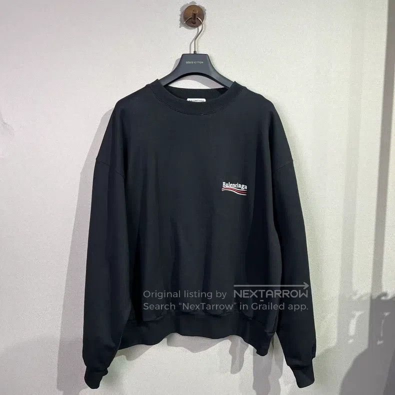 Balenciaga Balenciaga Black Coke Wave Embroidery Logo Hoodie Size US L / EU 52-54 / 3 - 1 Thumbnail