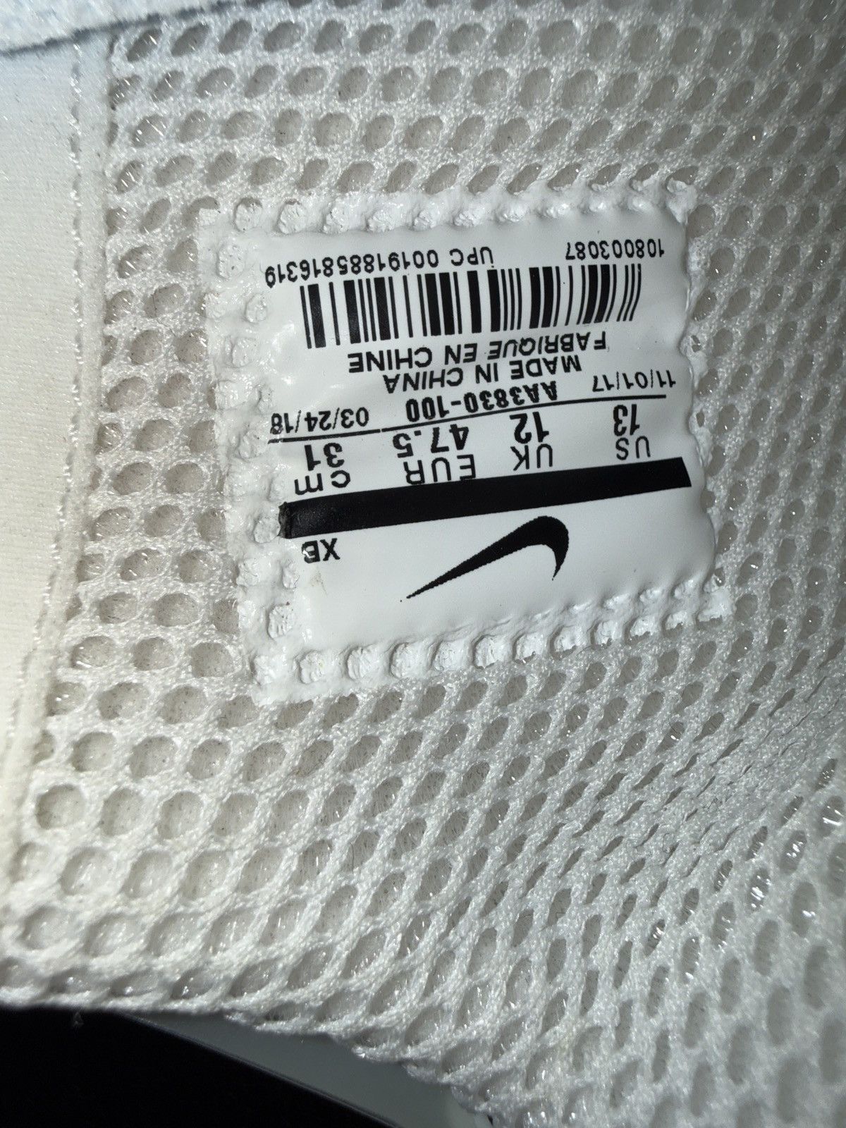 Nike × Off-White Nike Air Presto x Off-White White 13M - Brand New DS Size US 13 / EU 46 - 7 Thumbnail