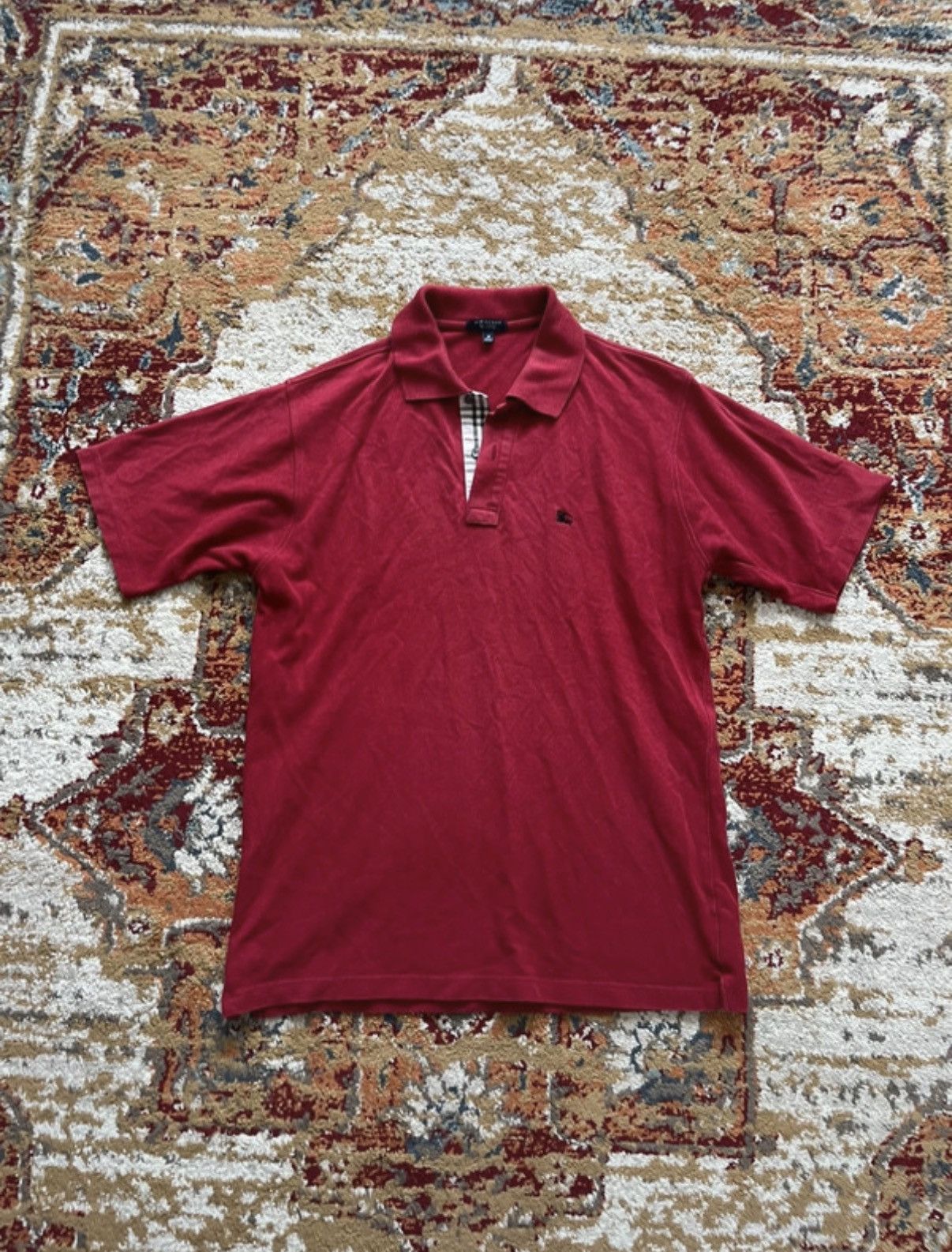 Burberry london polo short sleeve vintage luxury