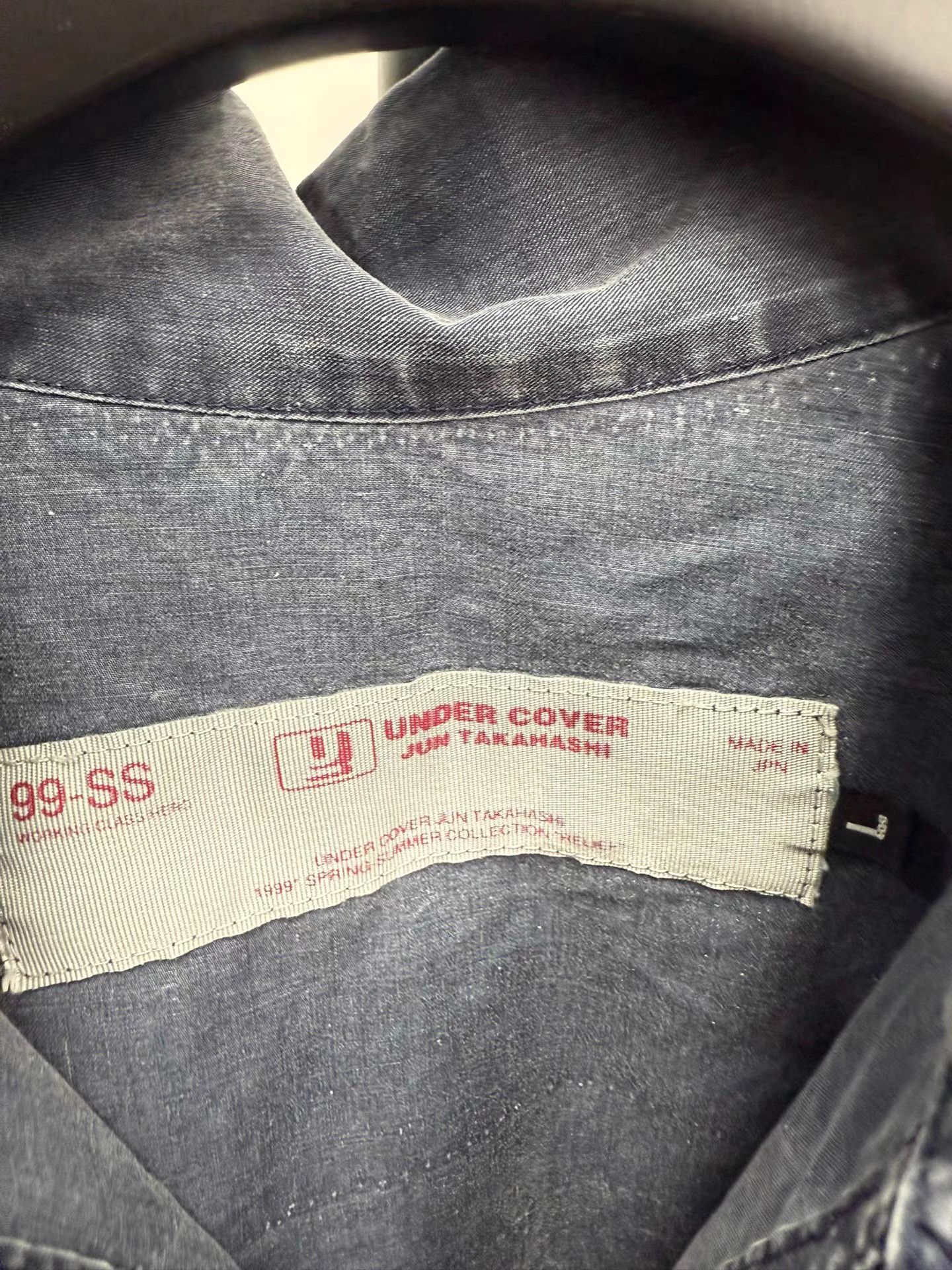 Undercover UNDERCOVER 1999SS Distressed Graphic Shirt K20 Size US L / EU 52-54 / 3 - 4 Thumbnail