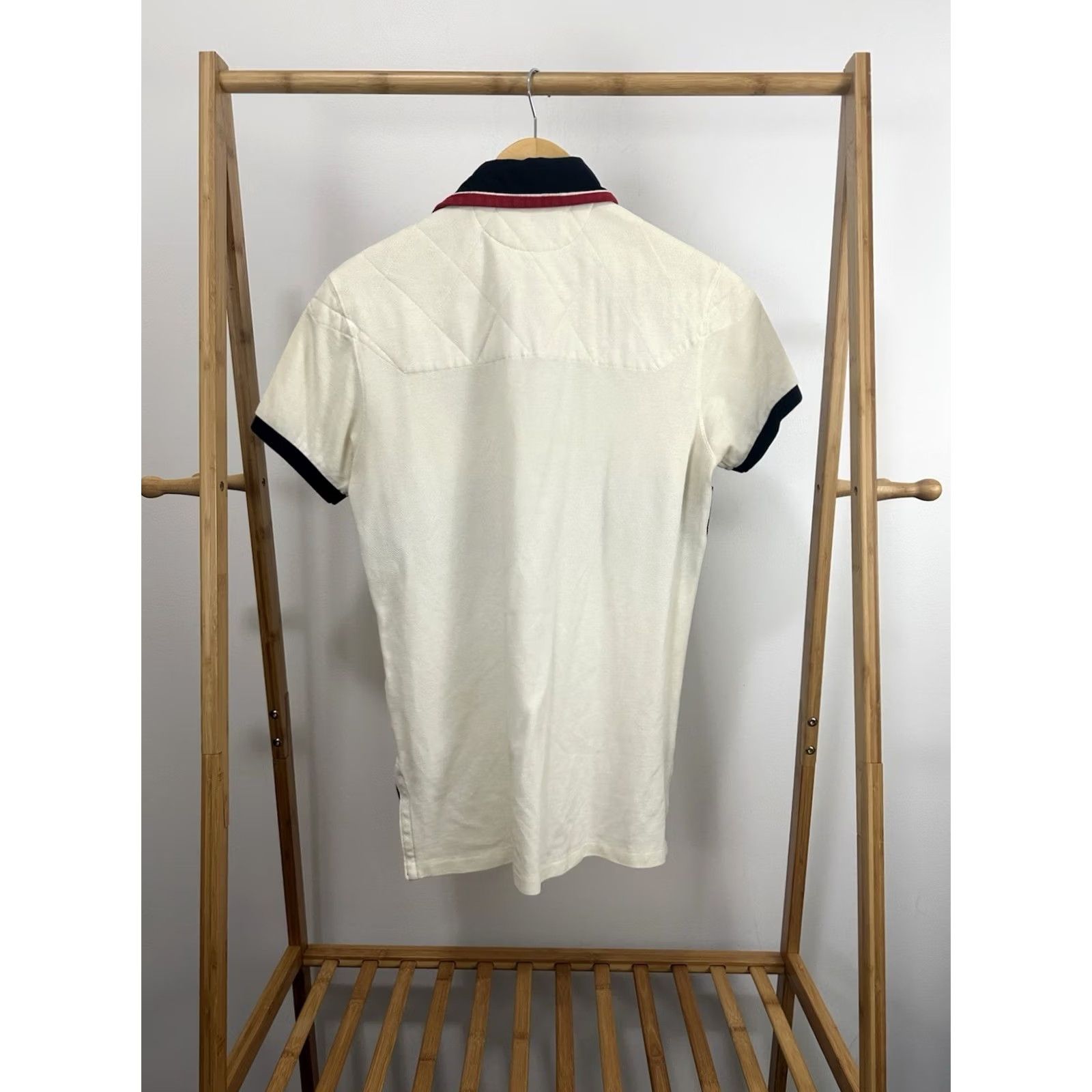 Polo Ralph Lauren VTG 90s Polo Ralph Lauren Crest Moritz Switzerland Padded Shoulder Rugby Shirt S Men White Polo Ralph Lauren Shirt Rugby Moritz St Moritz 90s Mens S Size US S / EU 44-46 / 1 - 2 Thumbnail