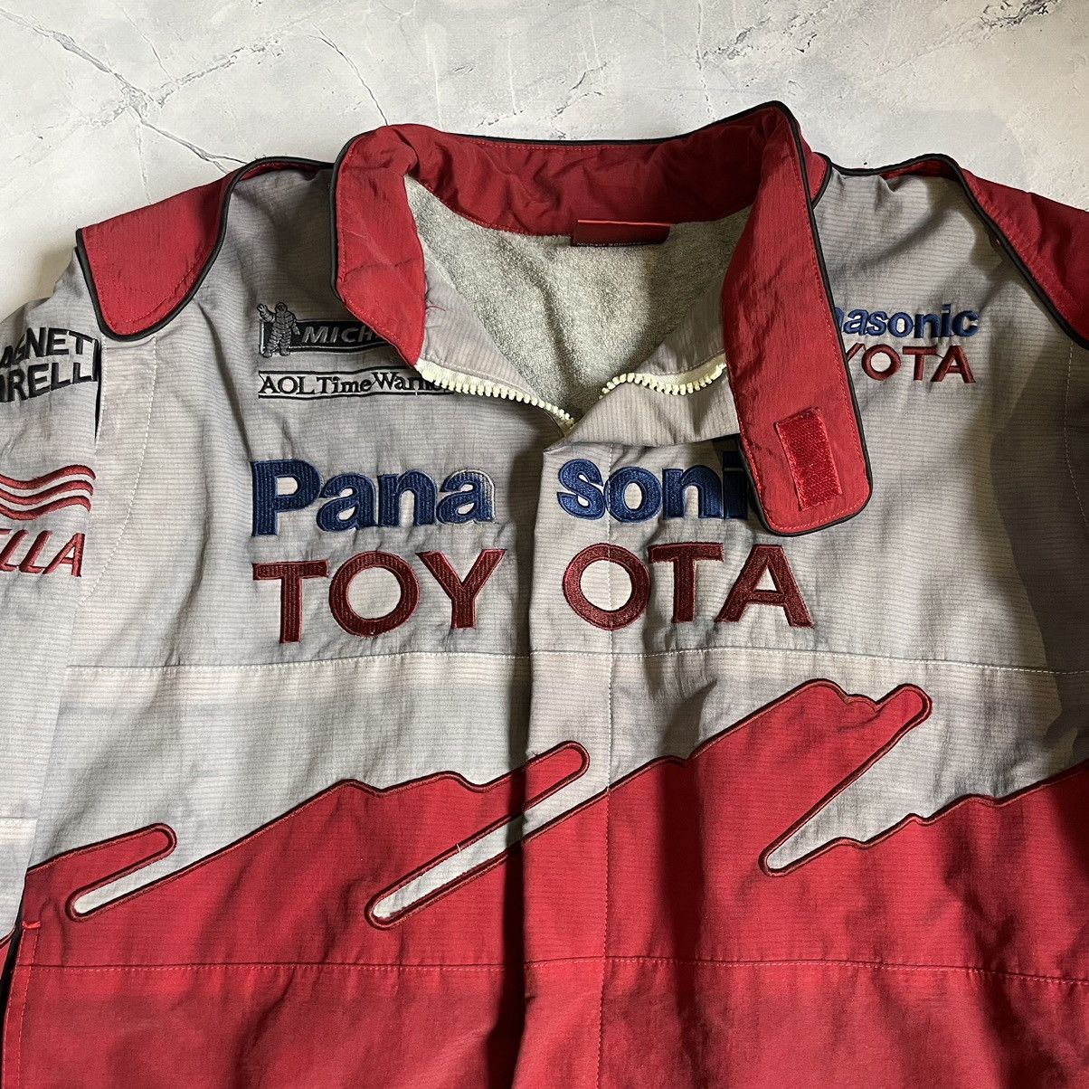 Formula 1 Toyota F1 Racing Panasonic Vintage NASCAR Bomber Jacket Size US L / EU 52-54 / 3 - 6 Thumbnail