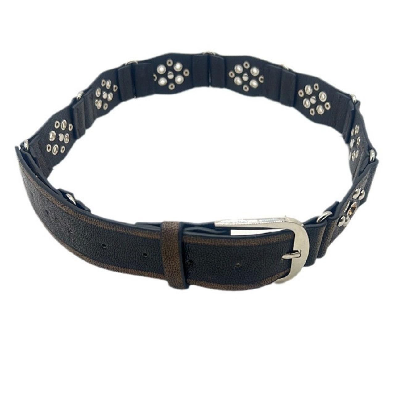 Japanese Brand Y2K Black Chunky Oversized Buckle Boho Belt Size ONE SIZE - 6 Thumbnail