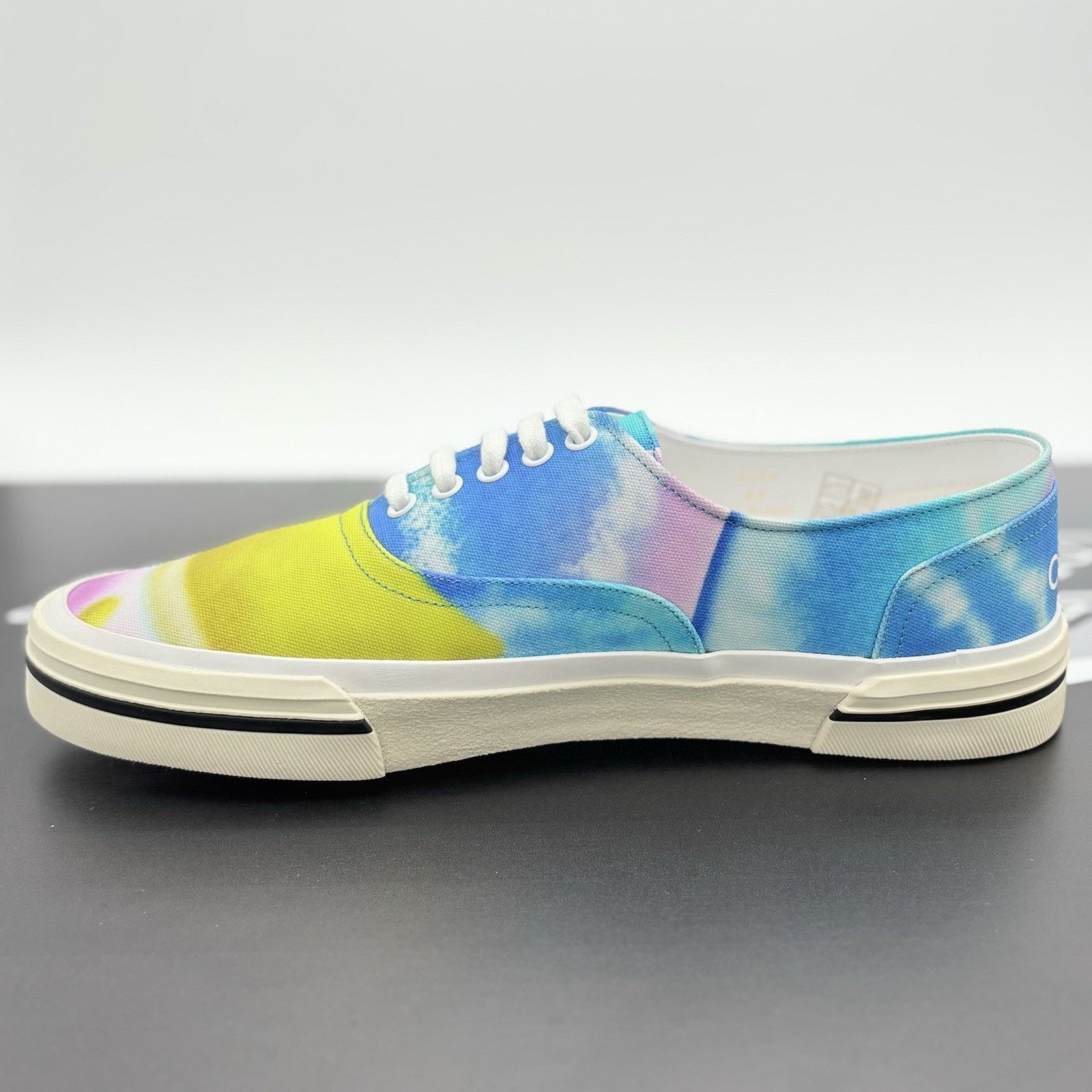Celine Celine Canvas Print Low Sneaker ' Tie Dye ' | NEW! Size US 12 / EU 45 - 4 Thumbnail